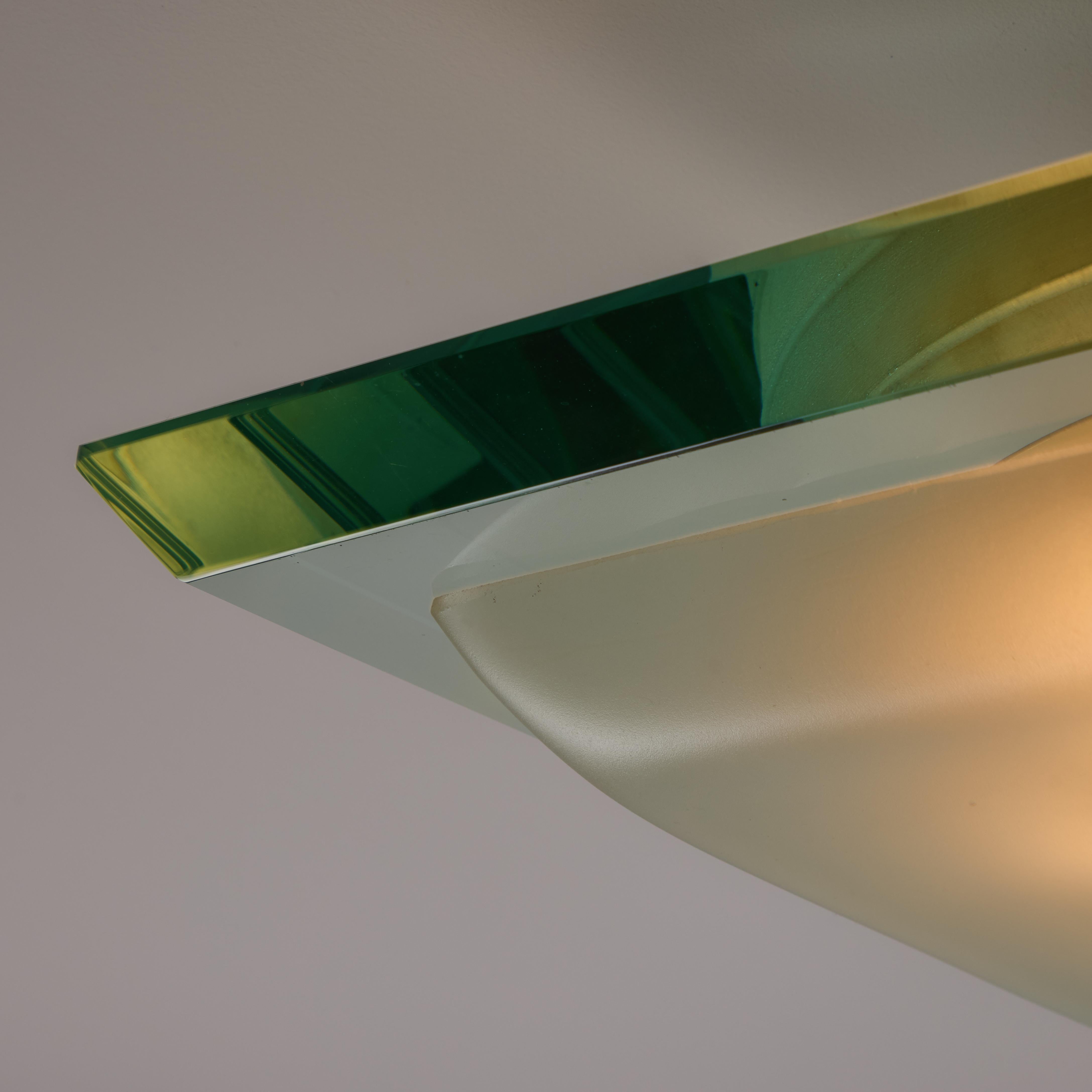 Montures encastrées modèle 1990 de Max Ingrand pour Fontana Arte Bon état - En vente à Los Angeles, CA