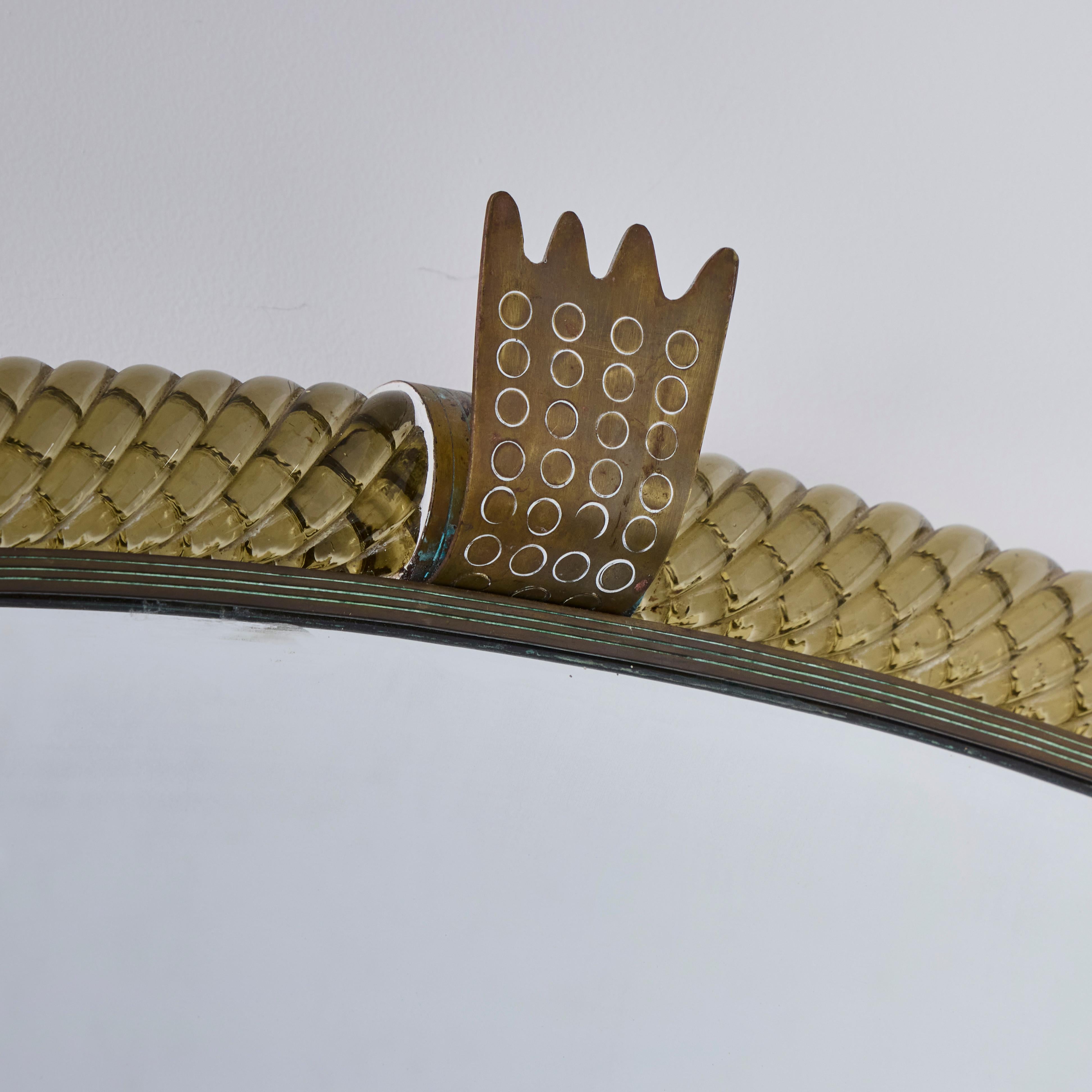 Ottone Specchio Model 20 di Venini in vendita