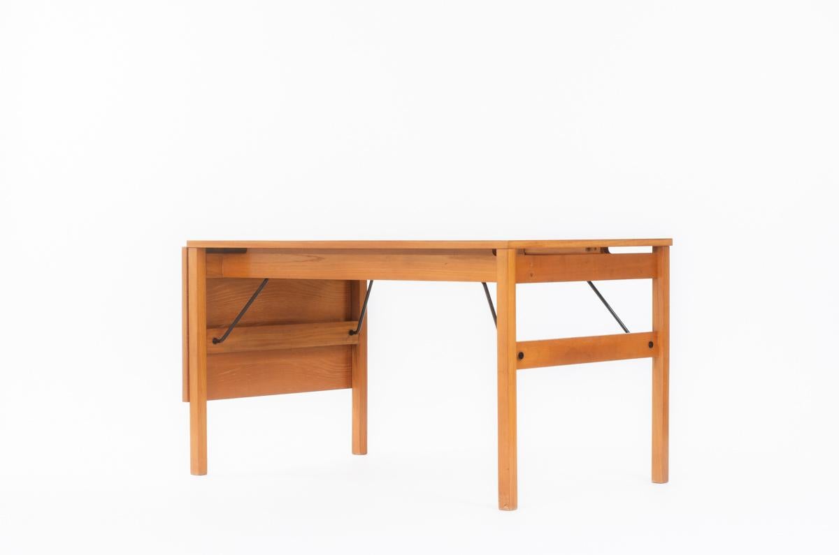 French Model 200 dining table by Alain Richard for Meuble TV, 1954 For Sale