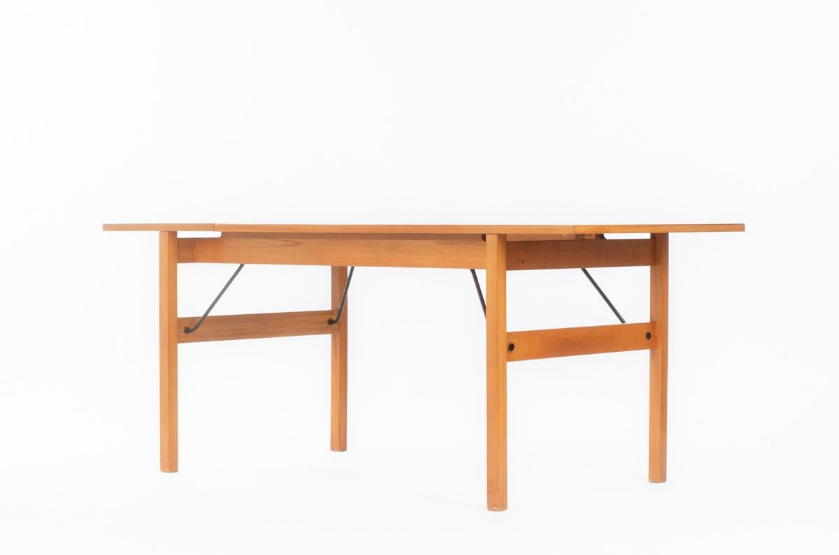 Model 200 dining table by Alain Richard for Meuble TV, 1954 For Sale 1