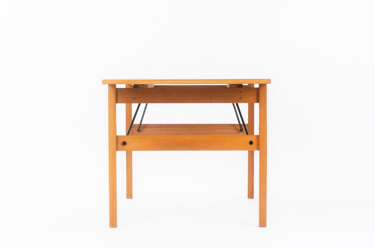 Model 200 dining table by Alain Richard for Meuble TV, 1954 For Sale 2