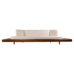 Model 2006-S Platform Sofa in Walnut & Bouclé by Adrian Pearsall for Craft 1960s