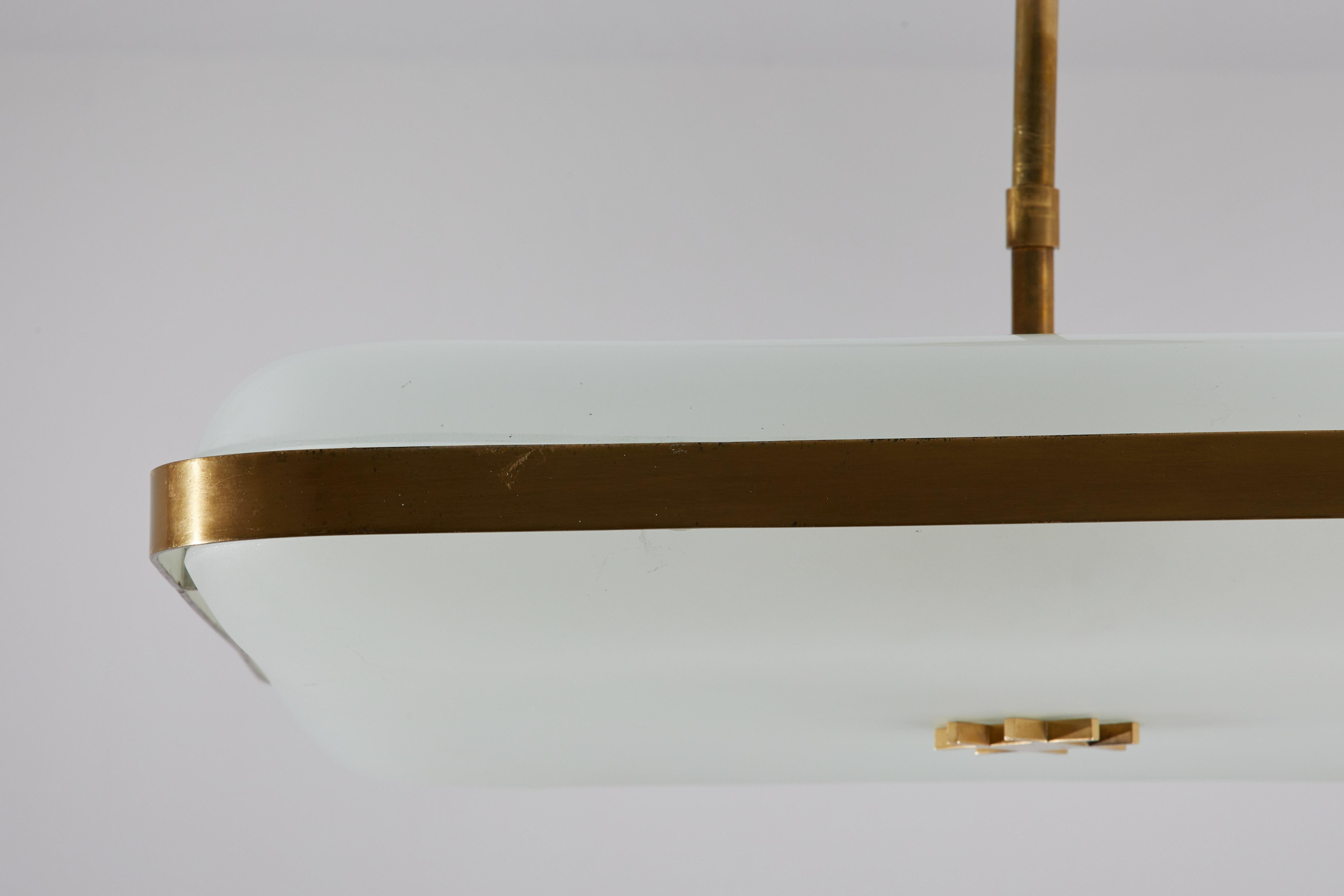 Model 2022 Flush Mount Ceiling Light by Max Ingrand for Fontana Arte 7
