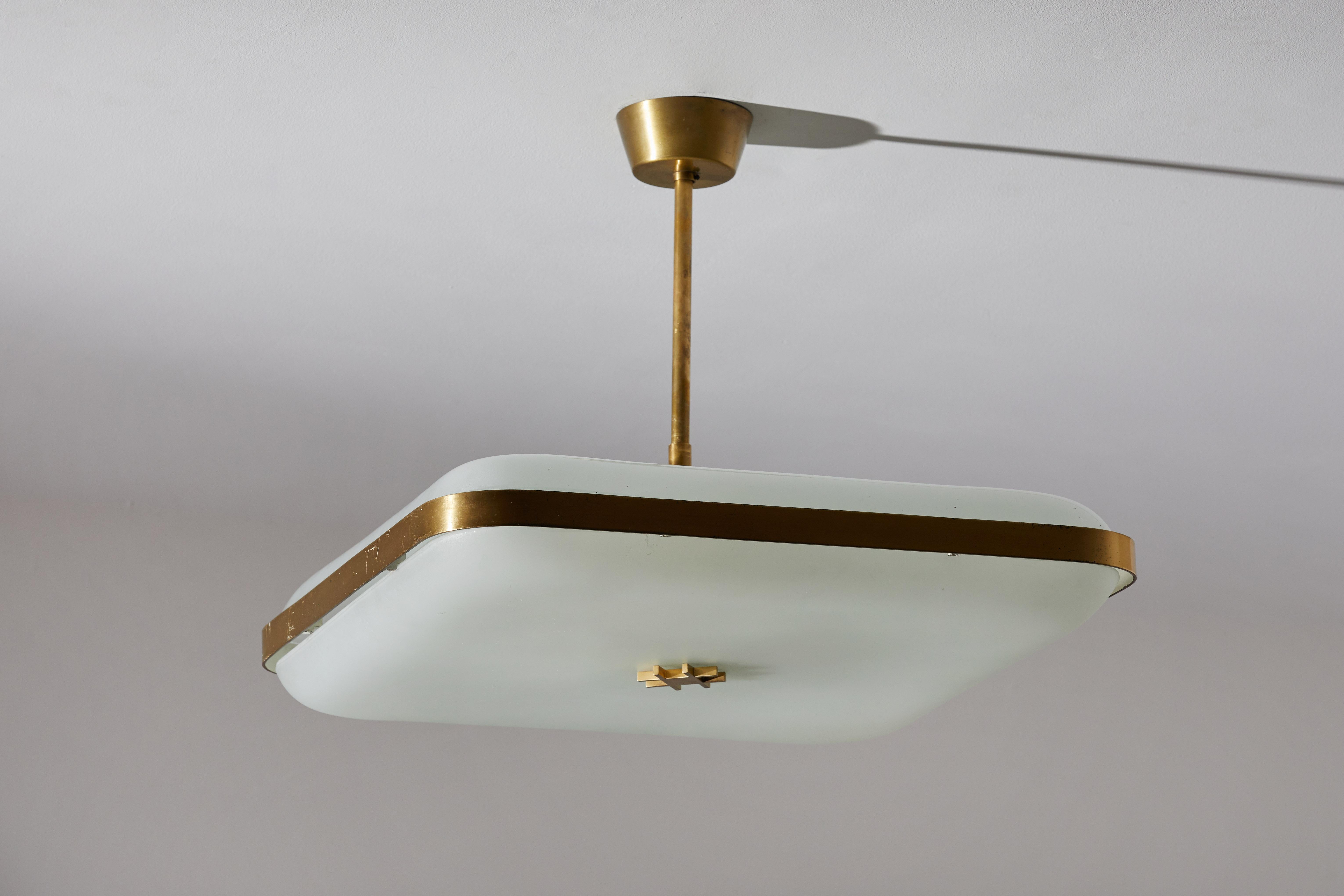 Model 2022 Flush Mount Ceiling Light by Max Ingrand for Fontana Arte 1