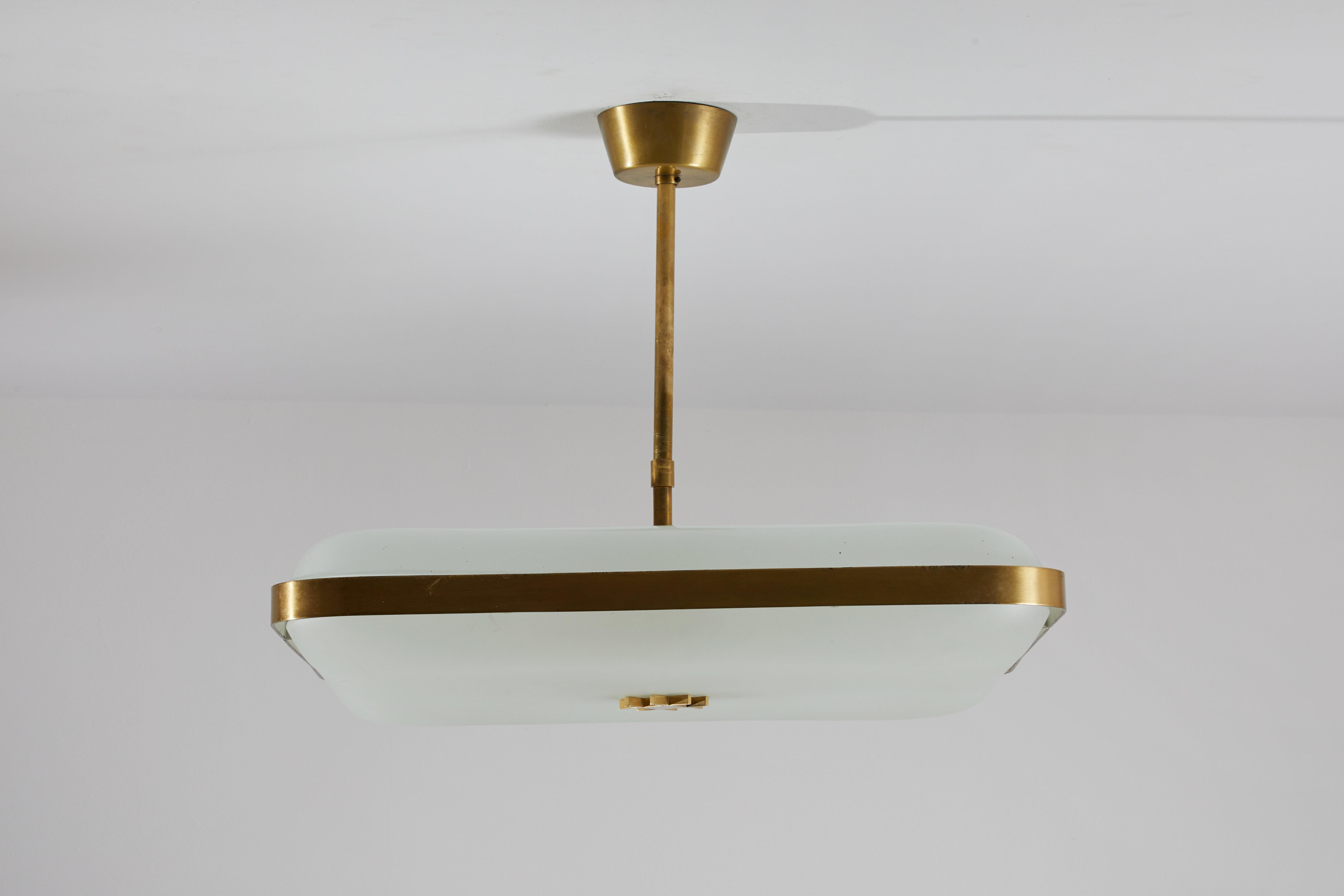 Model 2022 Flush Mount Ceiling Light by Max Ingrand for Fontana Arte 2