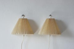 Model 203 Wall Lights by Henning Seidelin for Le Klint, Denmark, 1960s, Set of 2