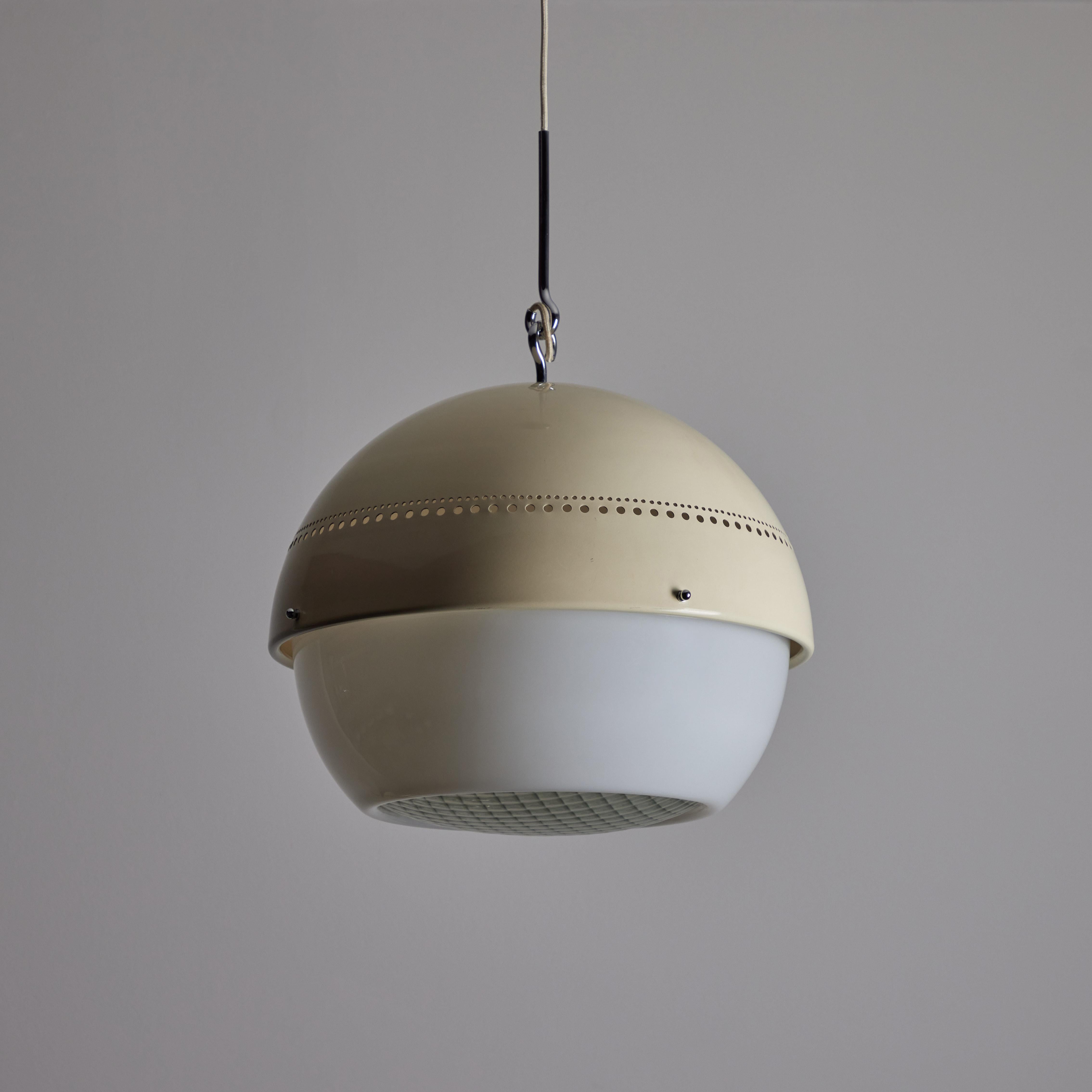 Enamel Model 2048 Ceiling Light by Sergio Asti and Gino Sarfatti for Arteluce