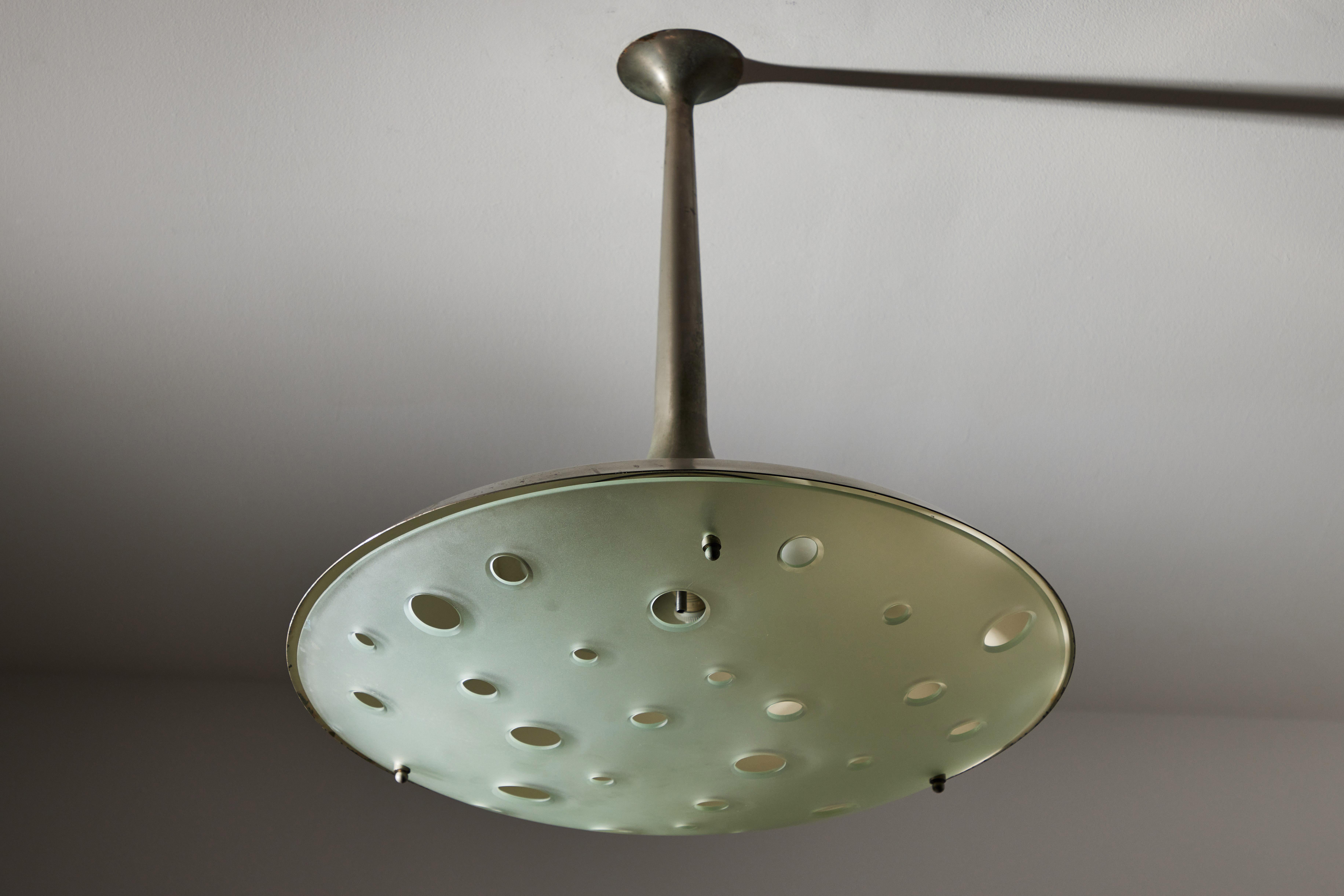 Plafoniera Model 2054 di Max Ingrand per Fontana Arte in vendita 3