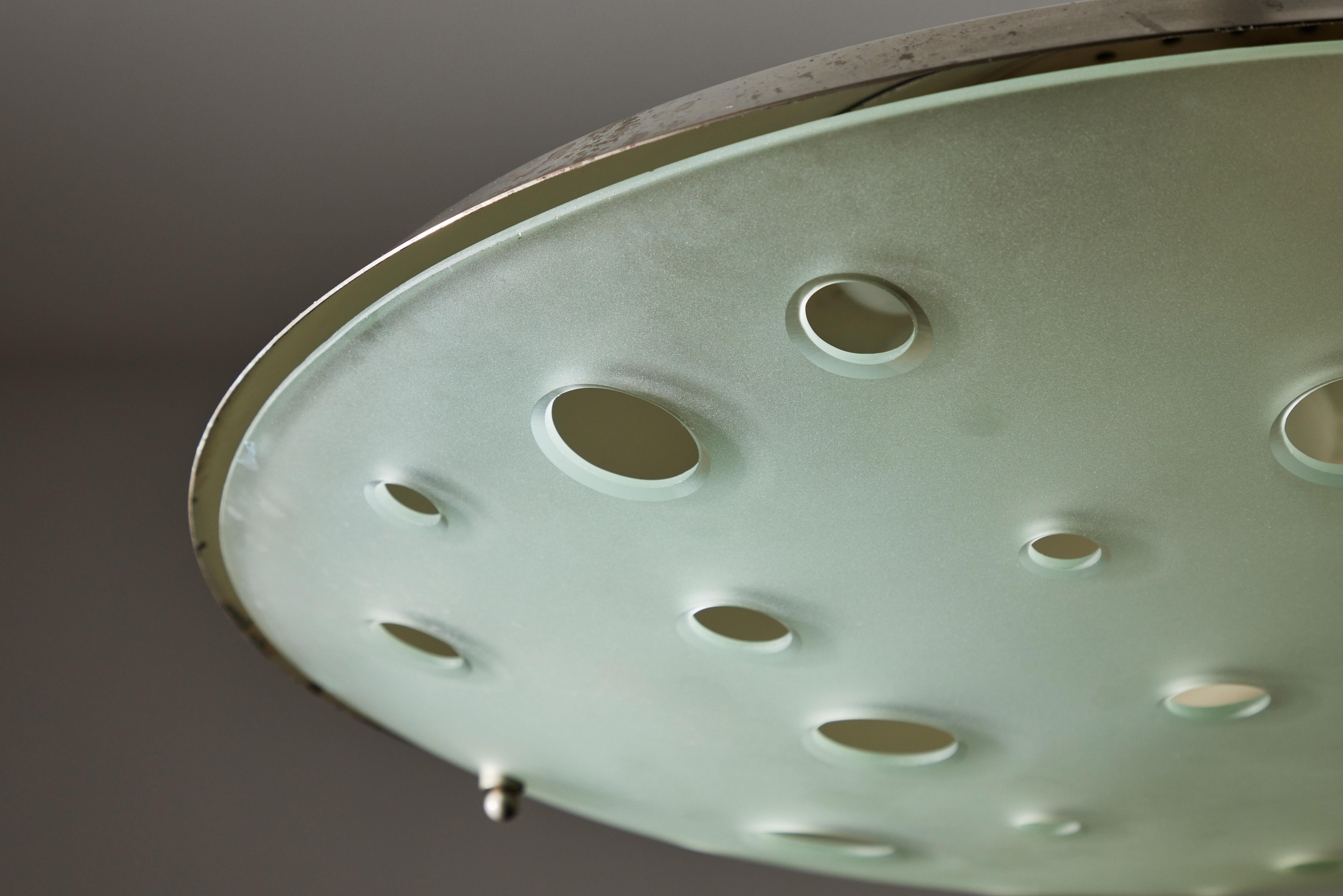Model 2054 Ceiling Light by Max Ingrand for Fontana Arte For Sale 5