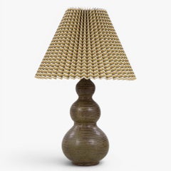 Model 20653 - Table lamp in fluted stoneware by Axel Salto