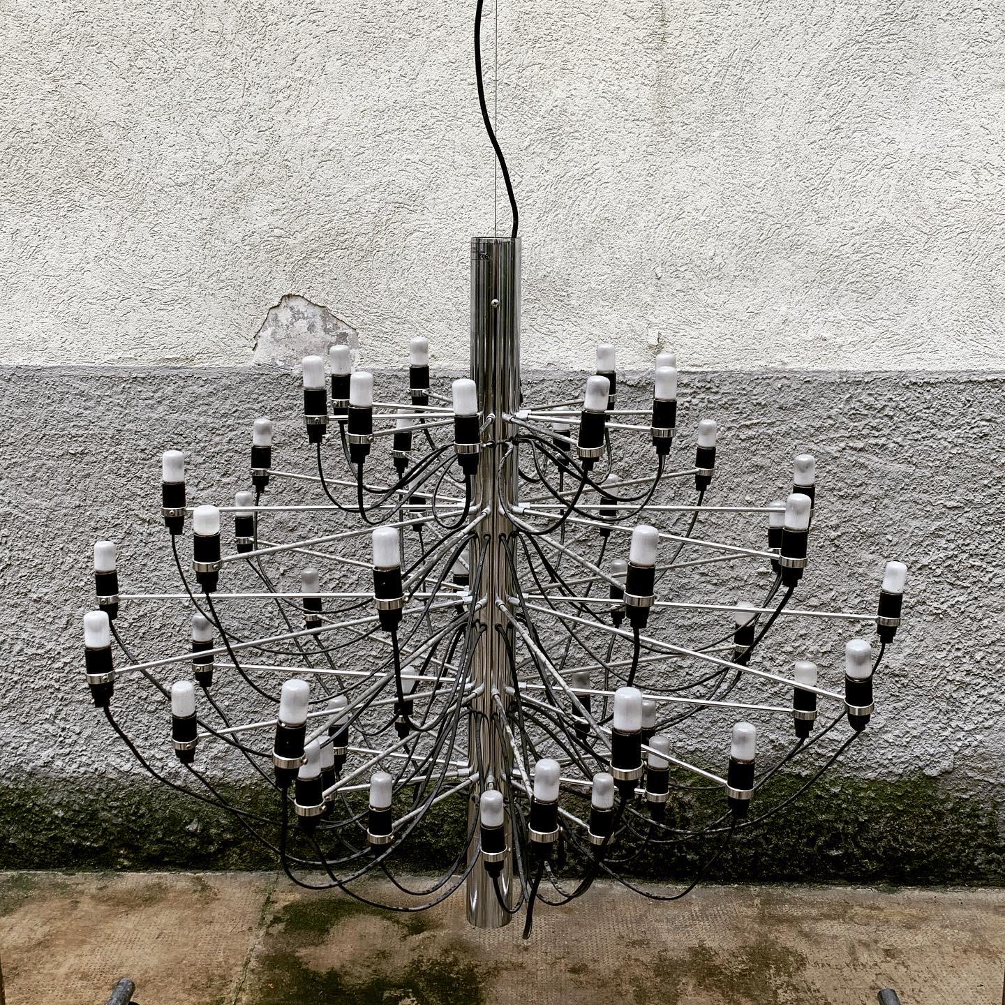 20th Century Model 2097/50 Chandelier by Gino Sarfatti for Flos, 1980s