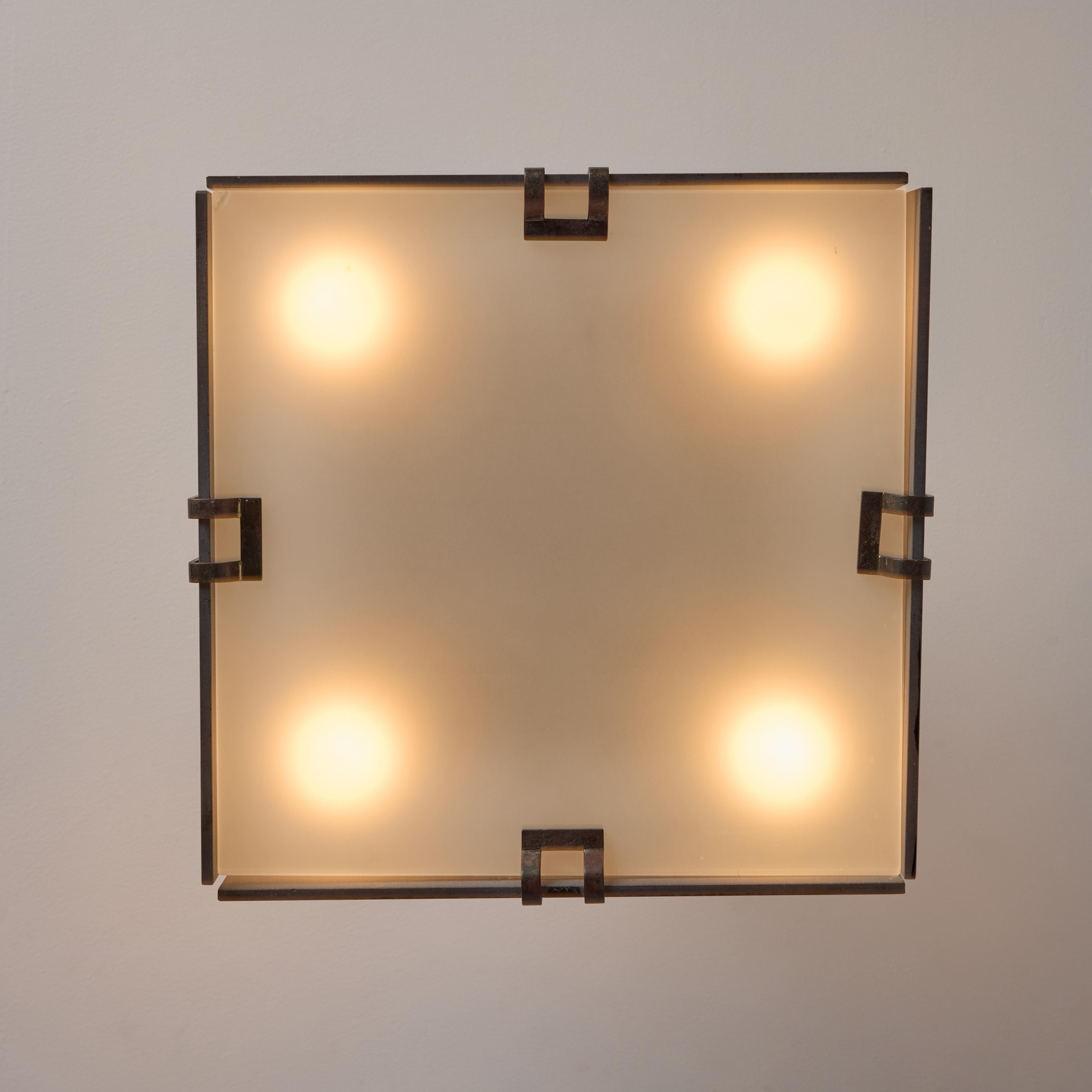 Lucidato Due Model No. 2098 di Max Ingrand per Fontana Arte in vendita