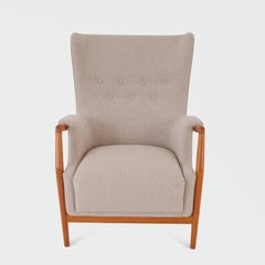 Model 214 Lounge Chair by Kurt Olsen for Møre Lenestolfabrikk, 1950s