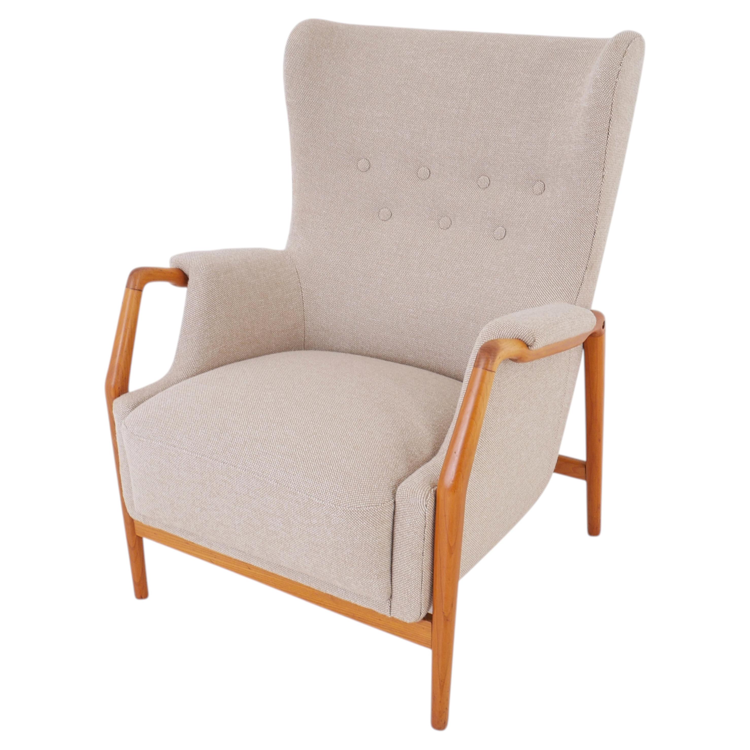 Model 214 Lounge Chair by Kurt Olsen for Møre Lenestolfabrikk, 1950s