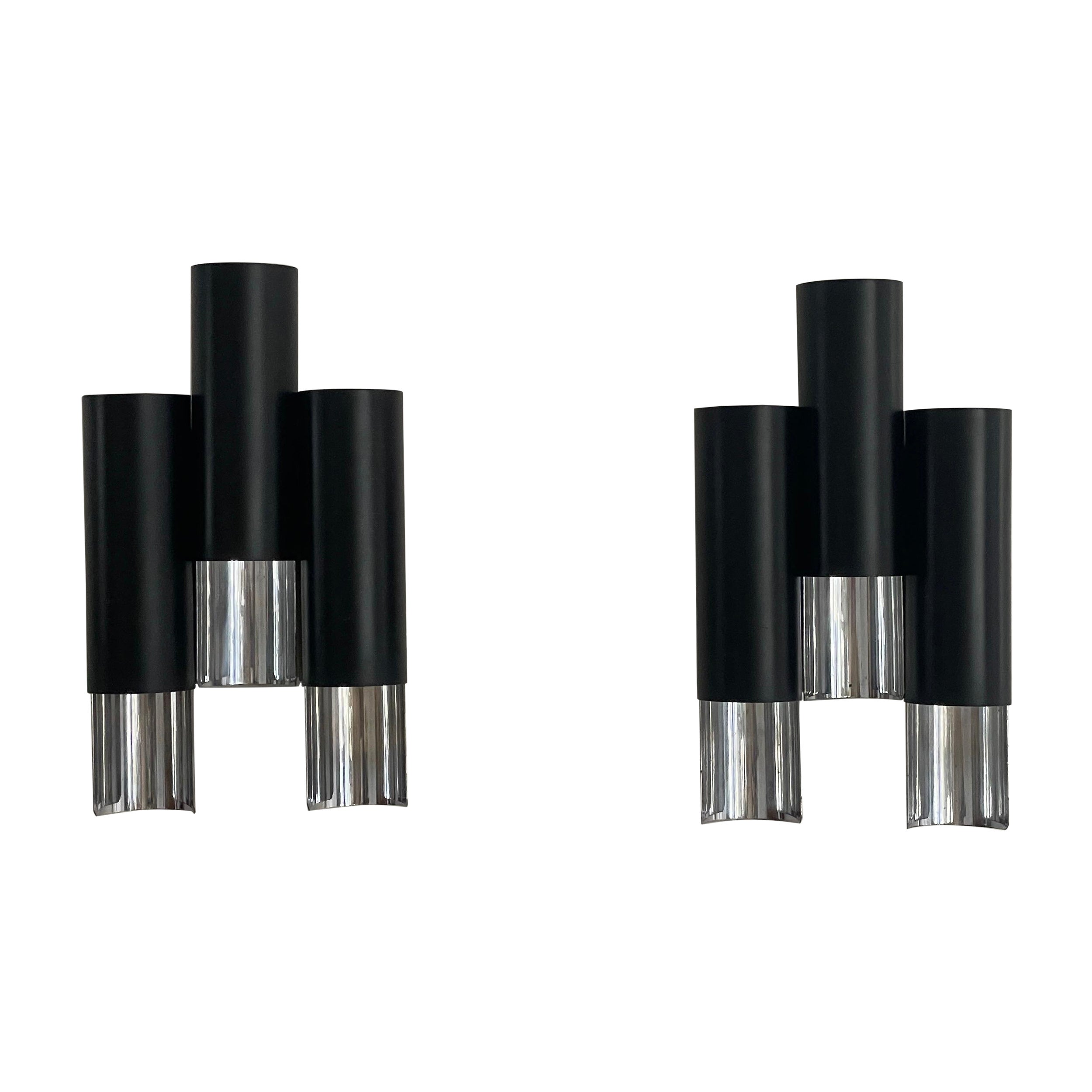 Model 2169 Pareja de apliques de Stilnovo, 1960, Italia