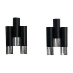 Model No. 2169 Paar Wandleuchter von Stilnovo, 1960, Italien