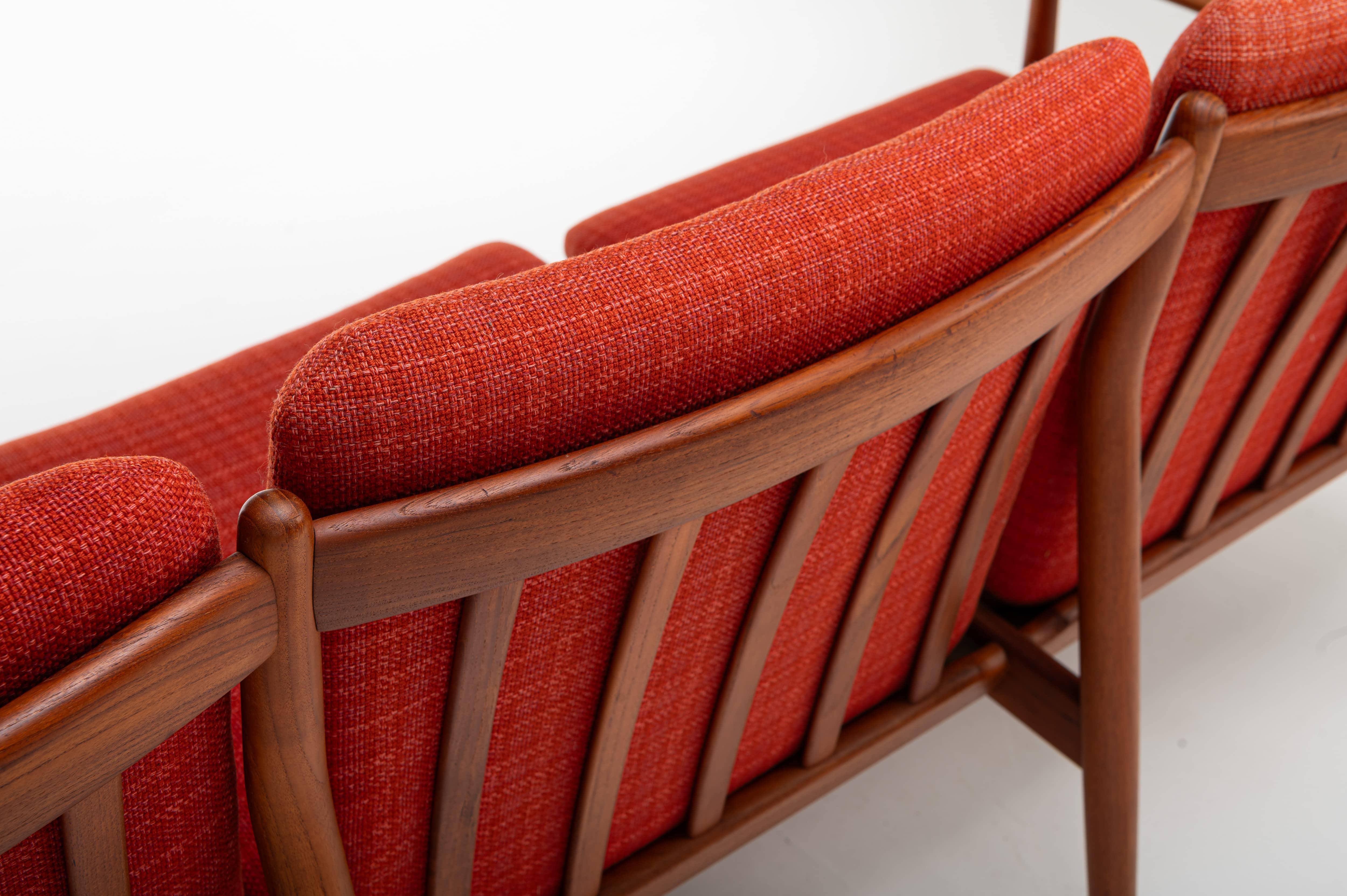 Sofa Modell 218 von Grete Jalk für Glostrup Mobelfabrik im Angebot 10