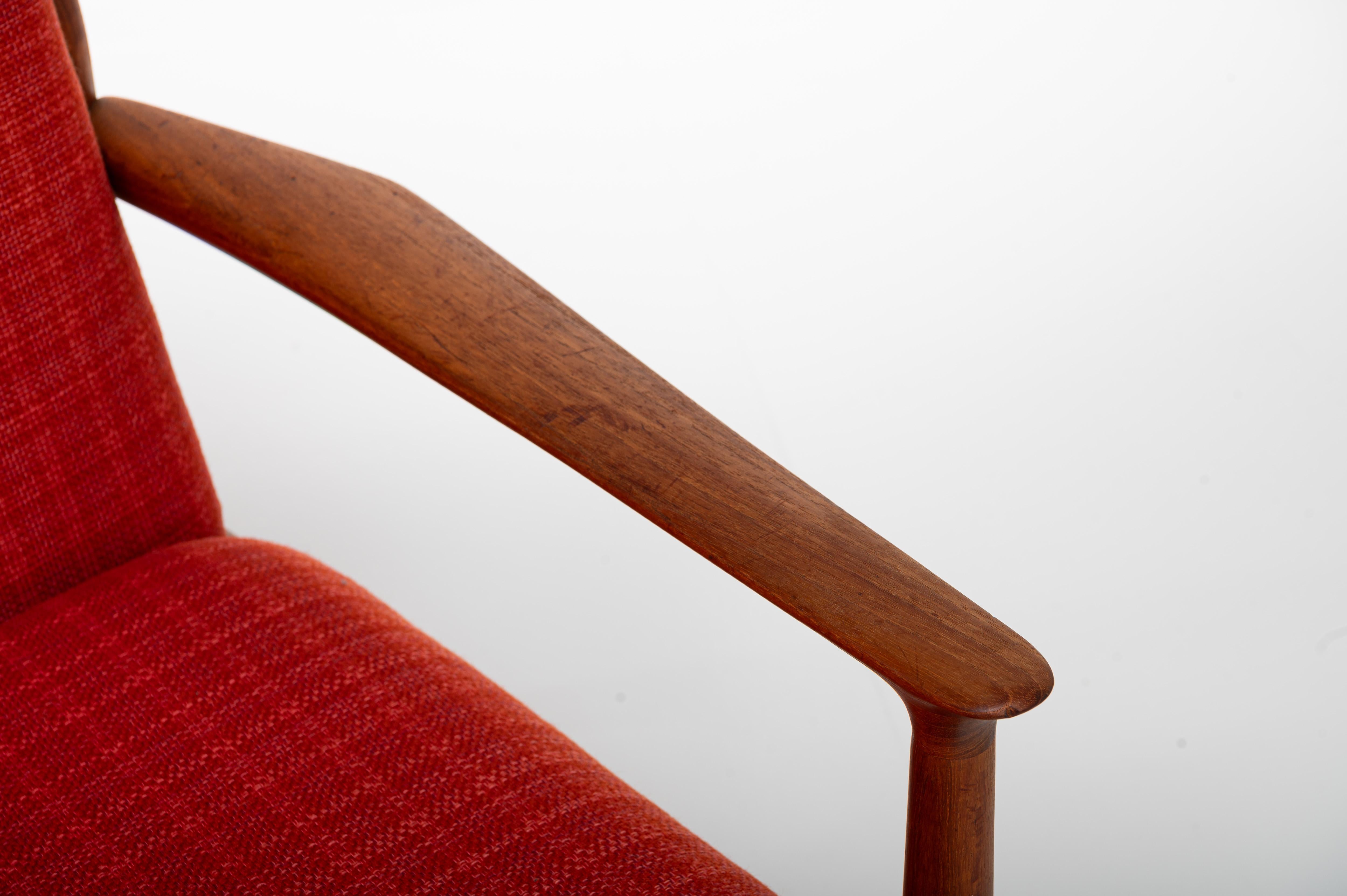 Sofa Modell 218 von Grete Jalk für Glostrup Mobelfabrik (20. Jahrhundert) im Angebot