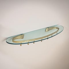 Model 2185 Wall Coat Rack by Max Ingrand for Fontana Arte, Italy, circa 1955