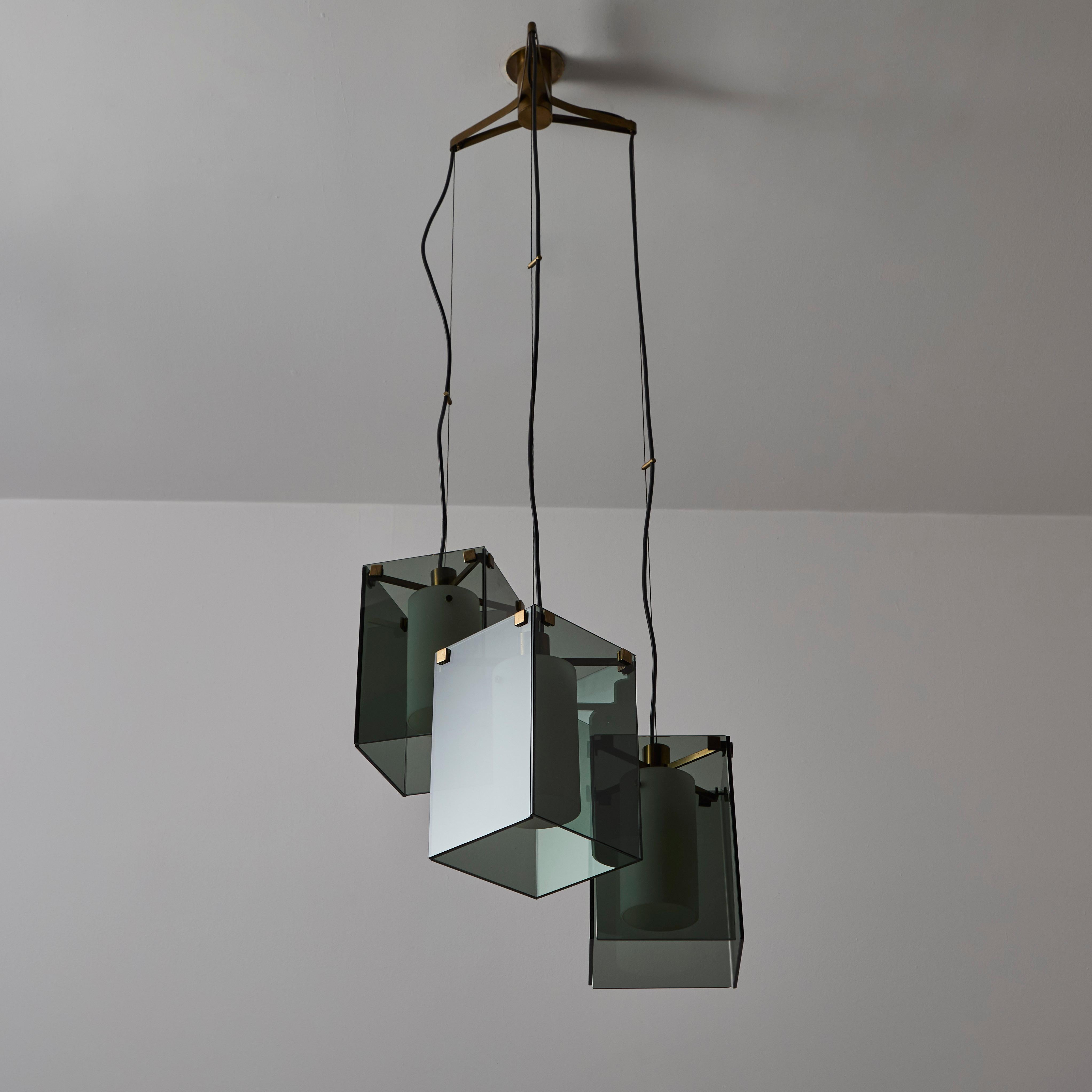 Suspension modèle 2211 de Max Ingrand pour Fontana Arte en vente 8
