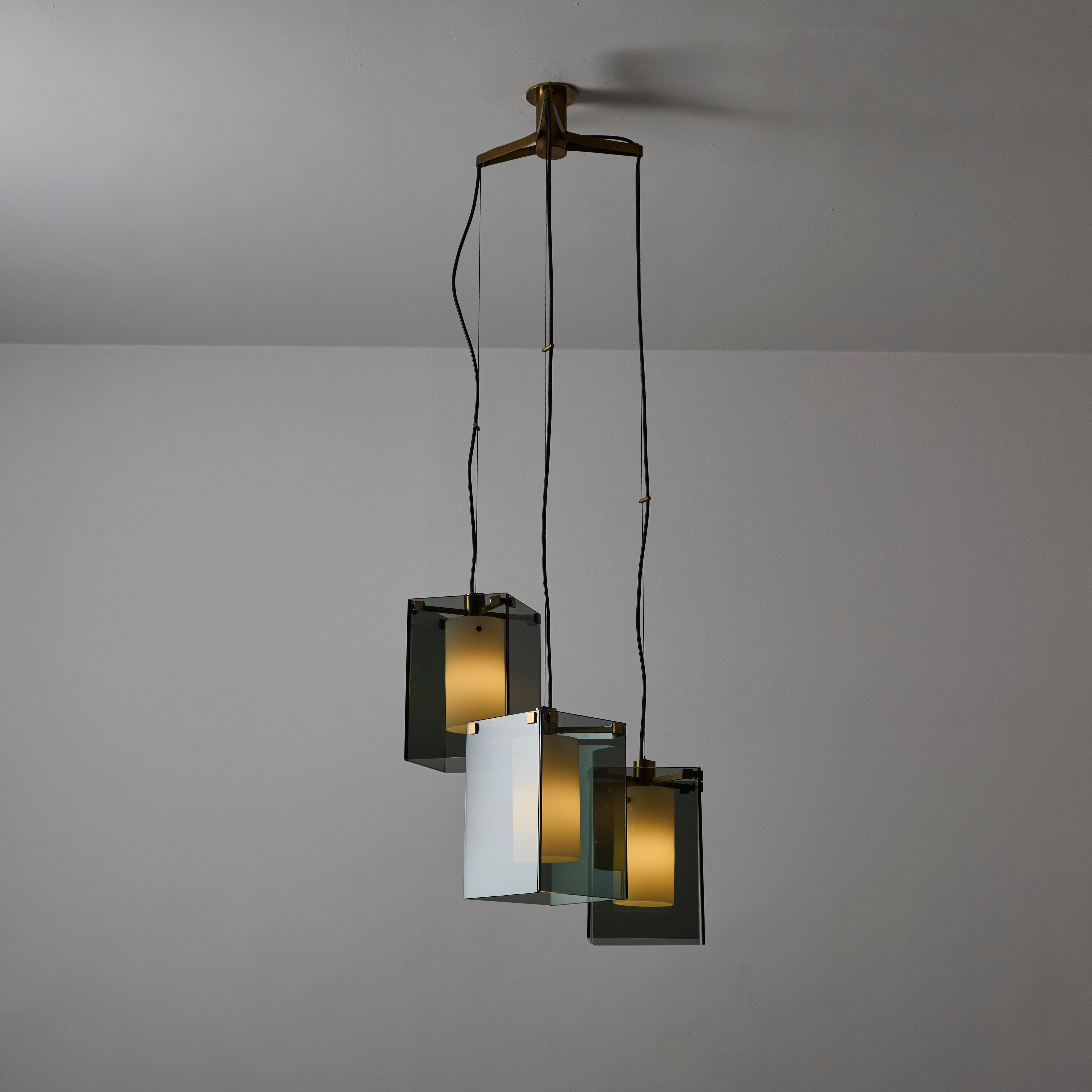 Mid-Century Modern Suspension modèle 2211 de Max Ingrand pour Fontana Arte en vente