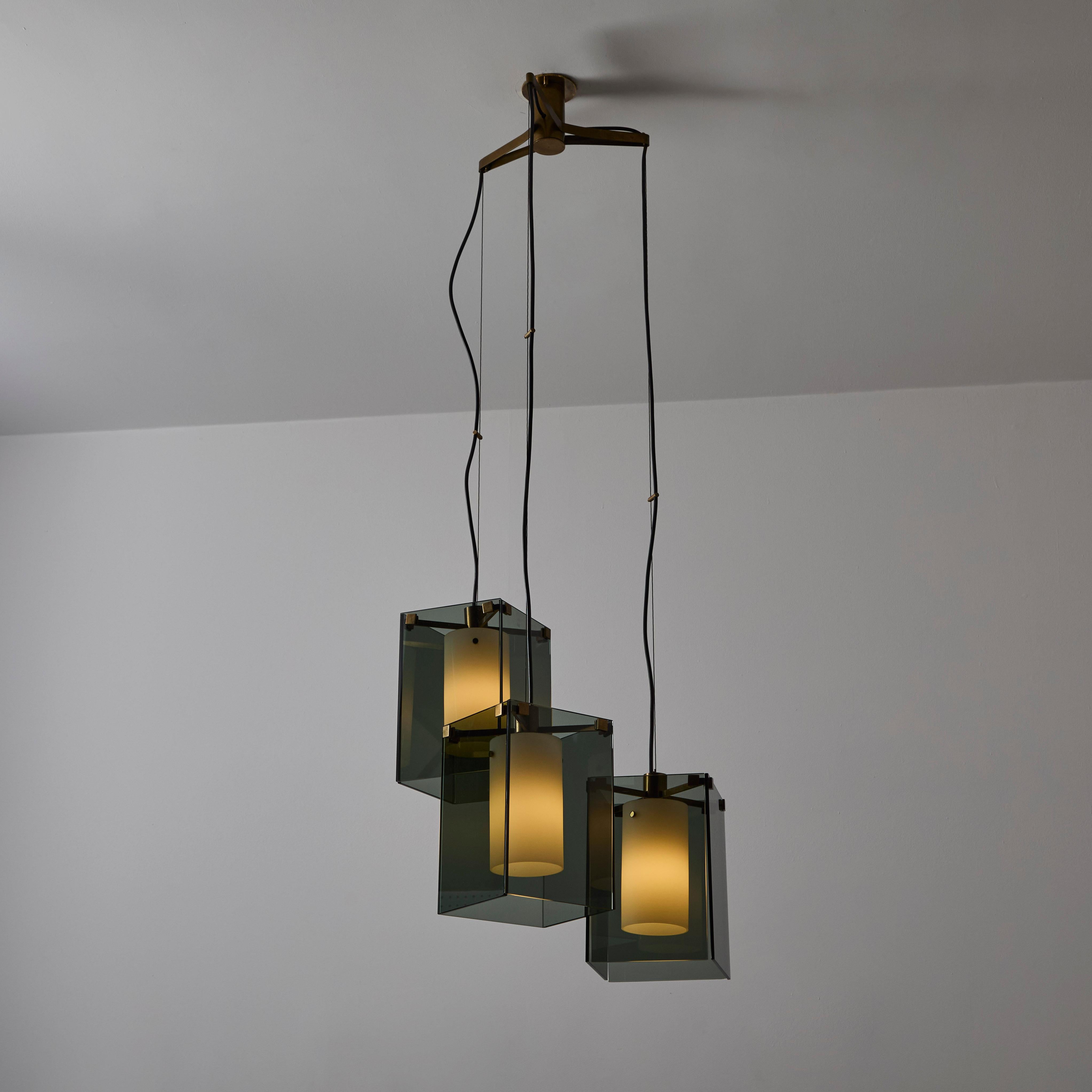 Suspension modèle 2211 de Max Ingrand pour Fontana Arte Bon état - En vente à Los Angeles, CA