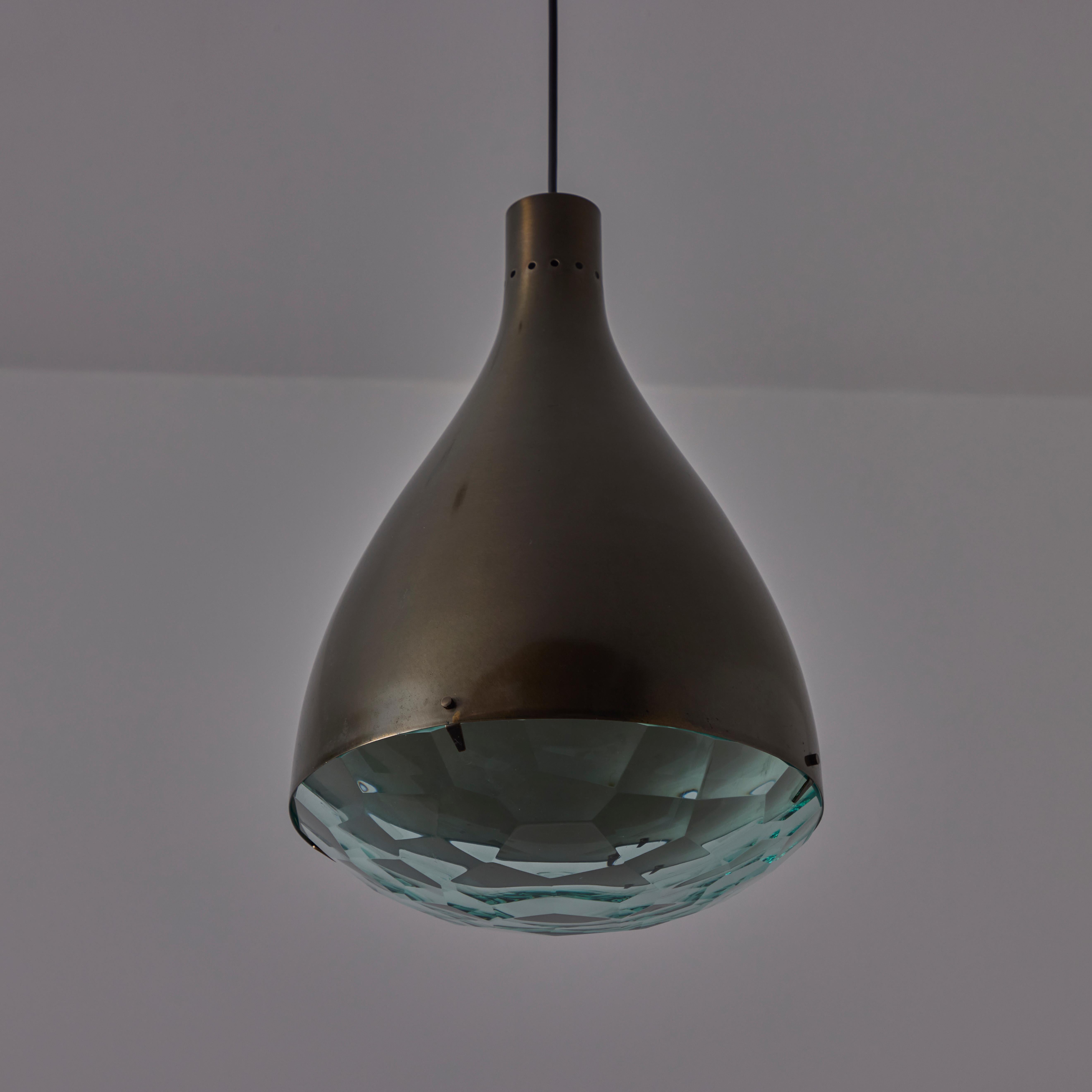 Model 2220 Ceiling Light by Max Ingrand for Fontana Arte For Sale 3