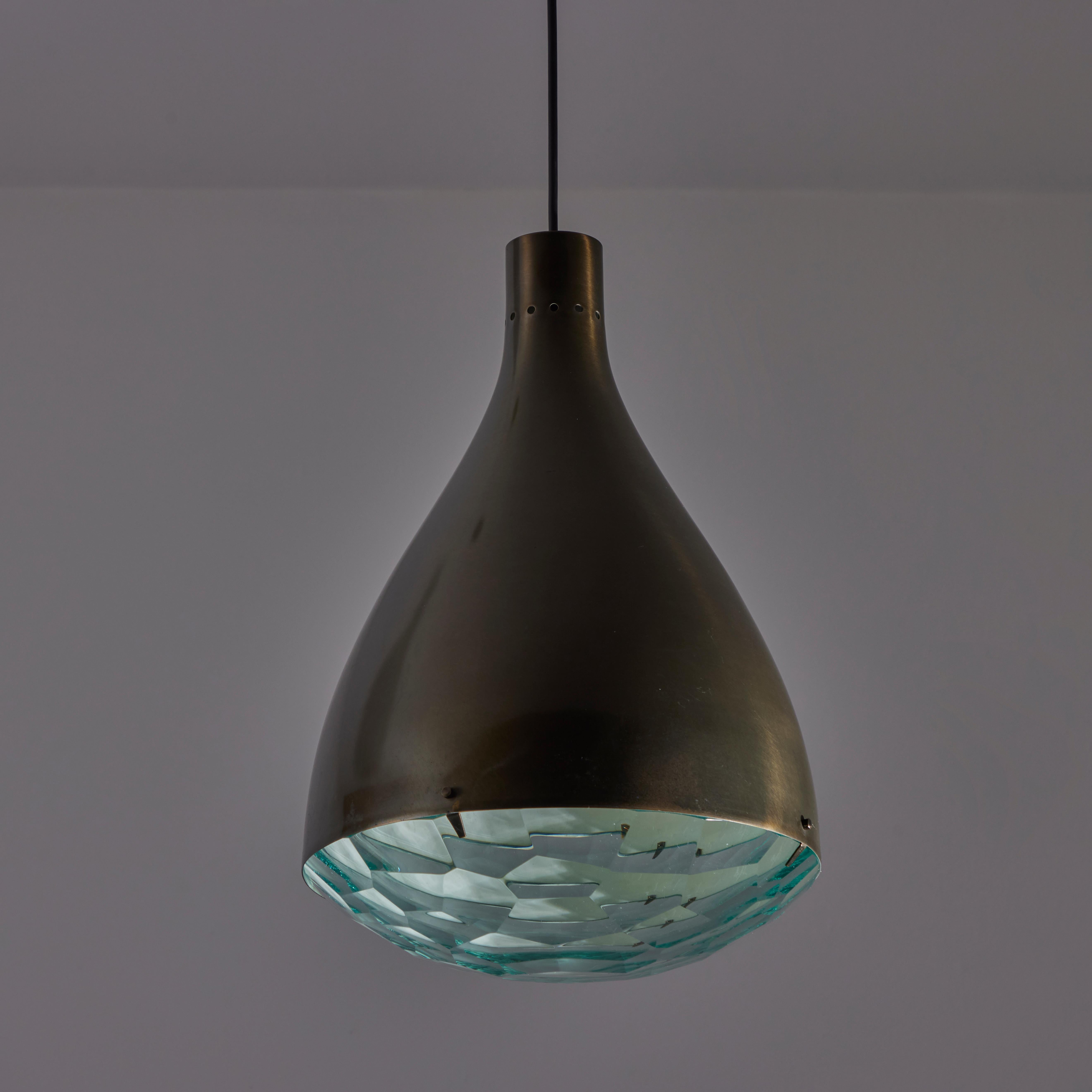 Model 2220 Ceiling Light by Max Ingrand for Fontana Arte For Sale 1