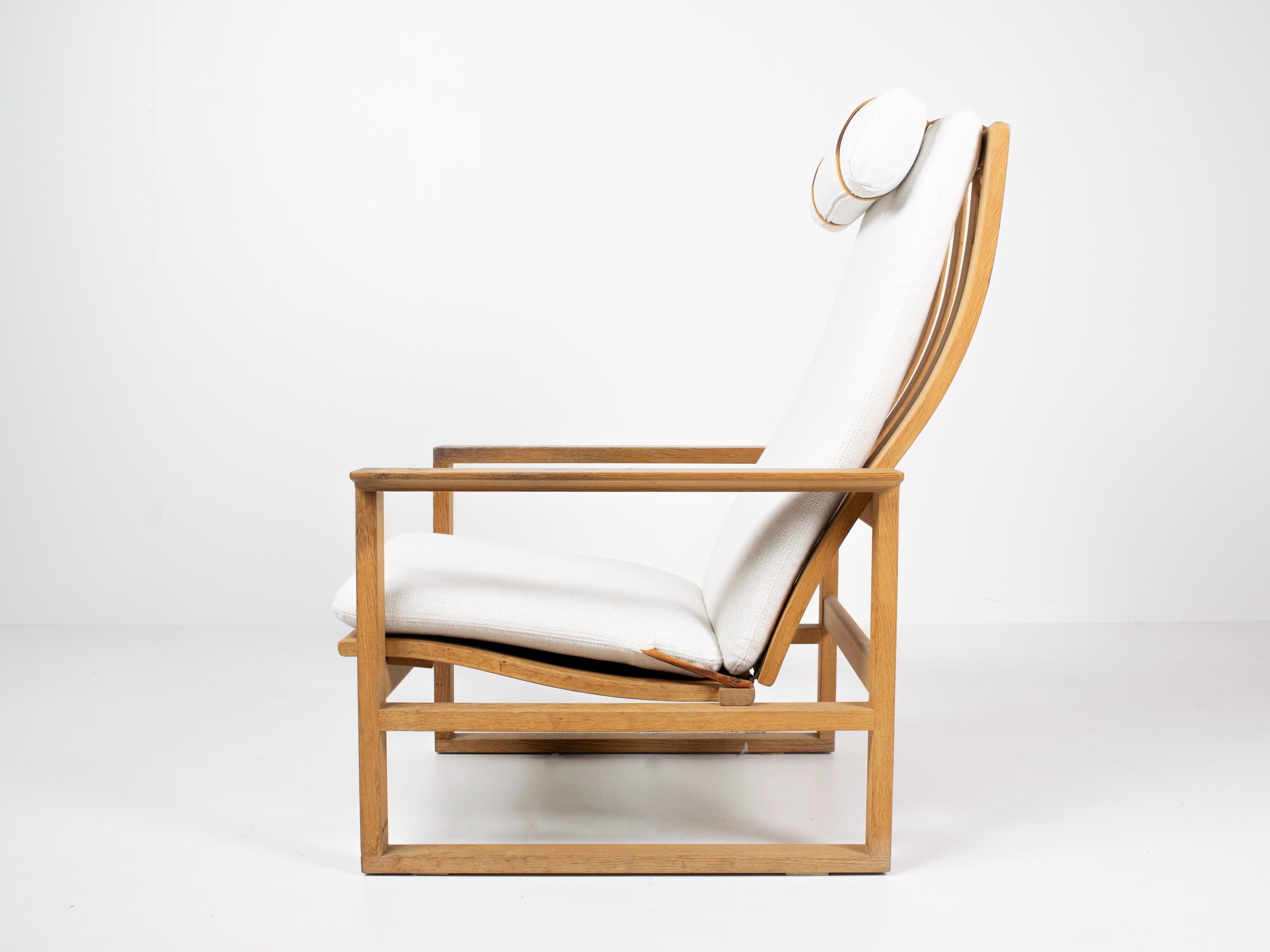 Model 2254 Lounge Chair by Børge Mogensen for Fredericia Stolefabrik, 1960s In Good Condition For Sale In Hellouw, NL