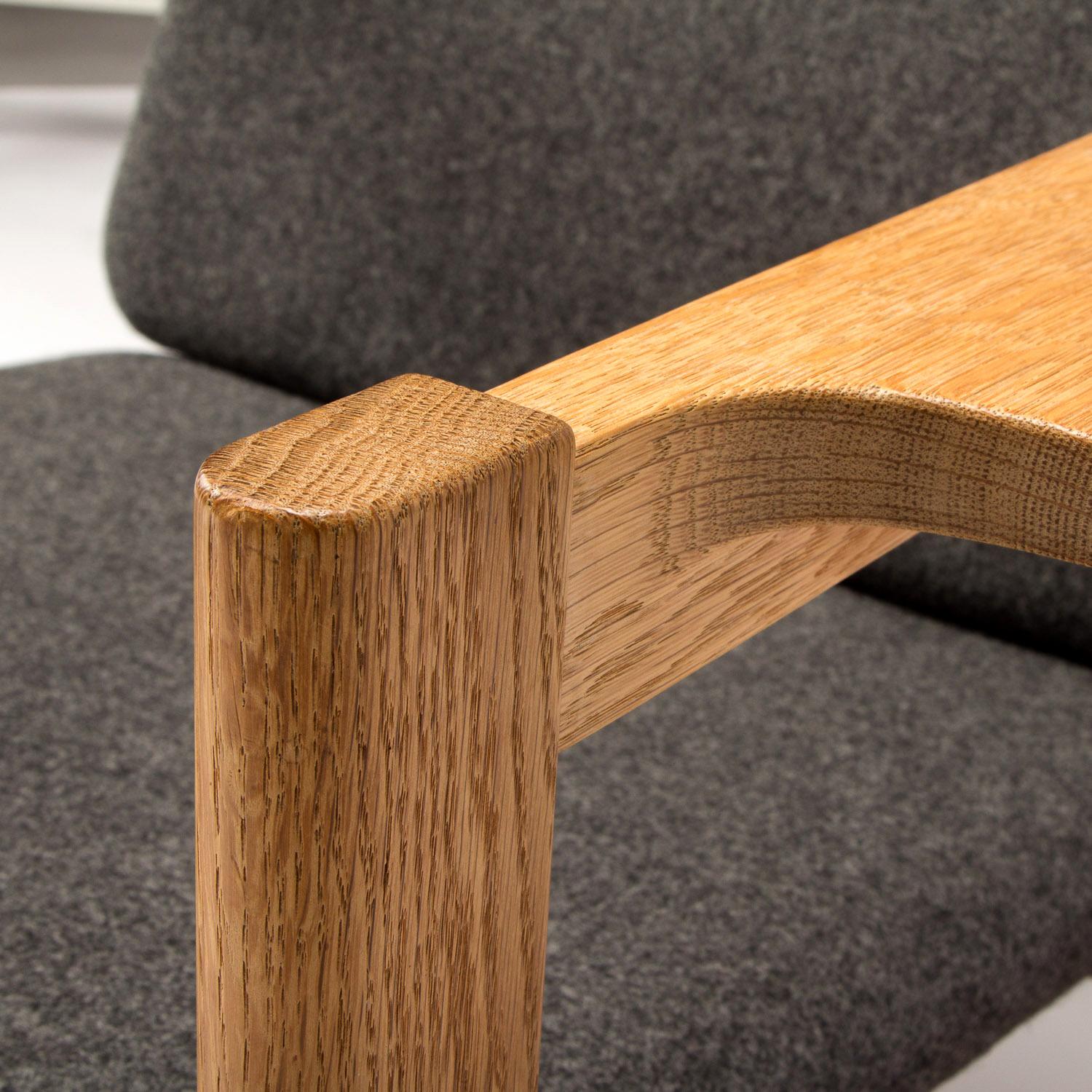 Model 227 Armchair & 228 Footstool by Børge Mogensen for Fredericia, Denmark For Sale 2