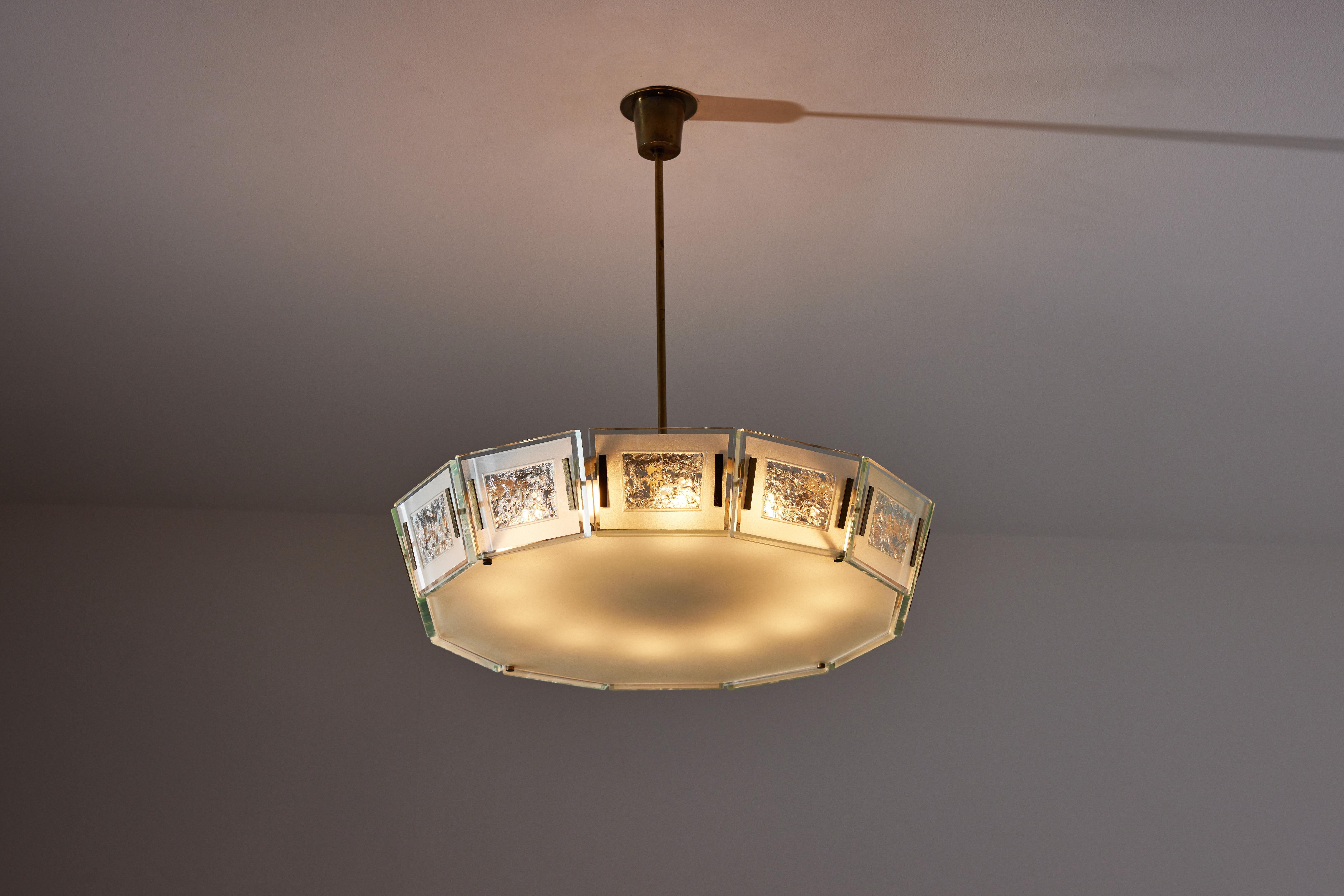 Italian Model 2270 Ceiling Light by Max Ingrand