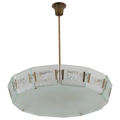 Model 2270 Ceiling Light by Max Ingrand