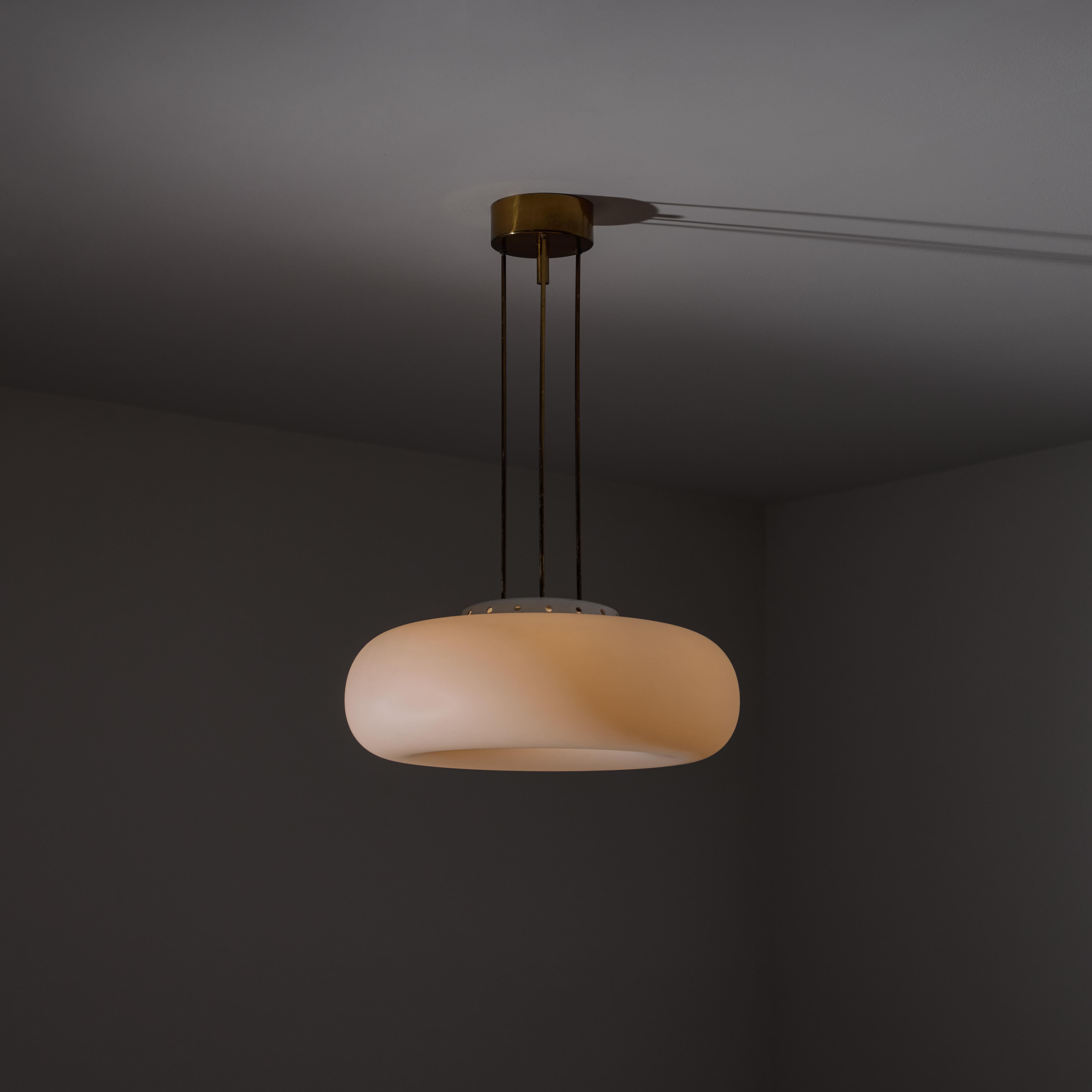Mid-Century moderno Plafoniera Model 2356 di Max Ingrand per Fontana Arte