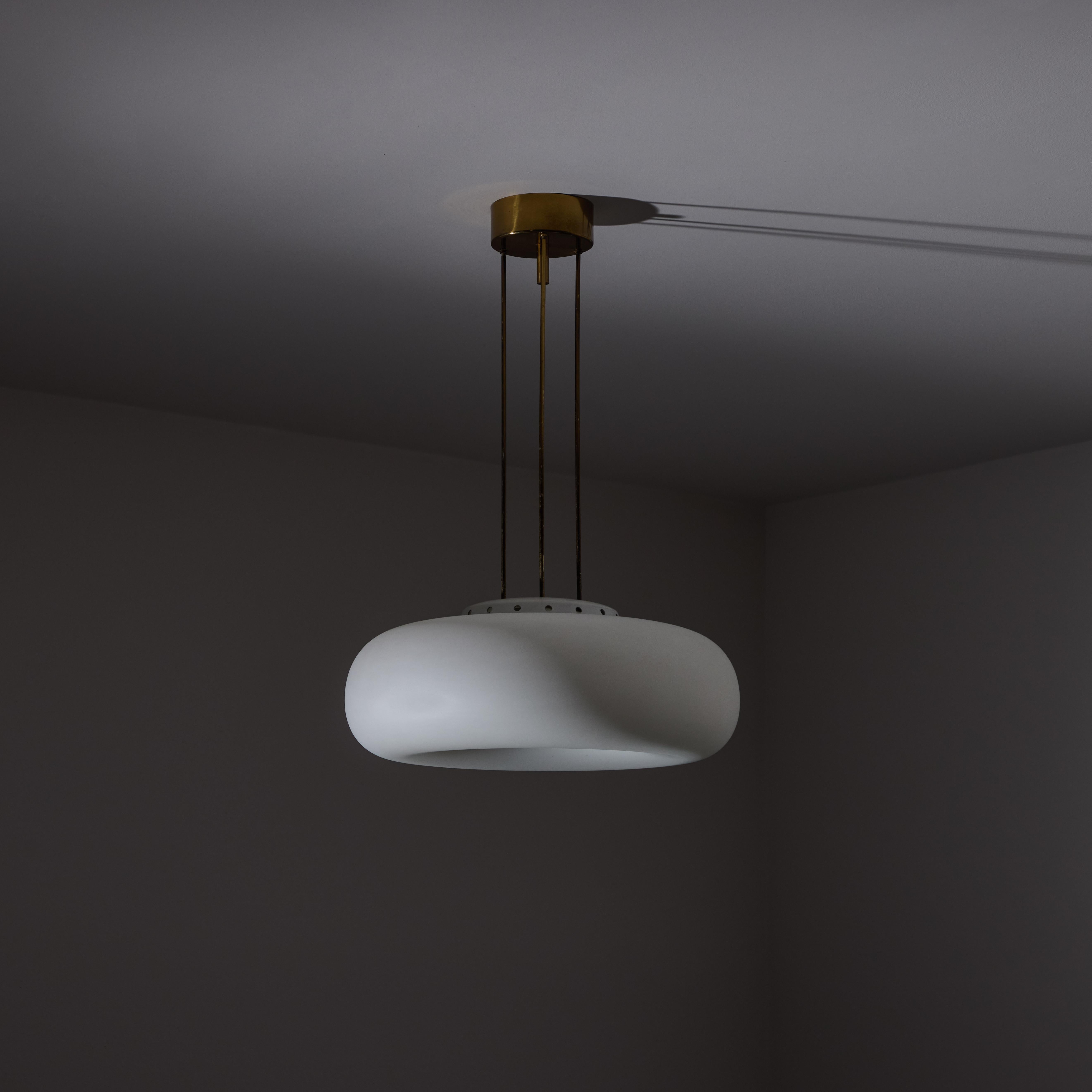 Italiano Plafoniera Model 2356 di Max Ingrand per Fontana Arte
