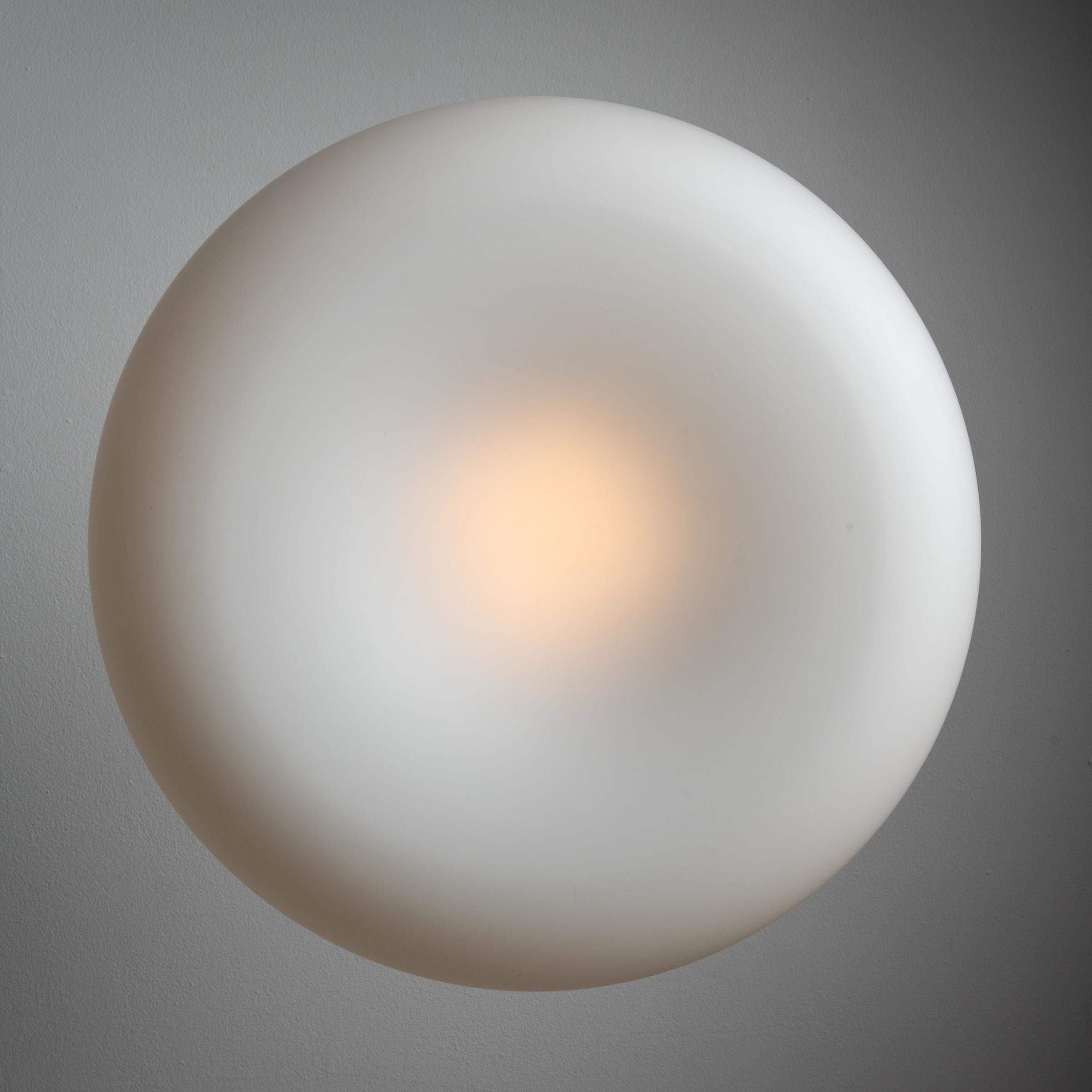 Enameled Model 2356 Ceiling Light by Max Ingrand for Fontana Arte