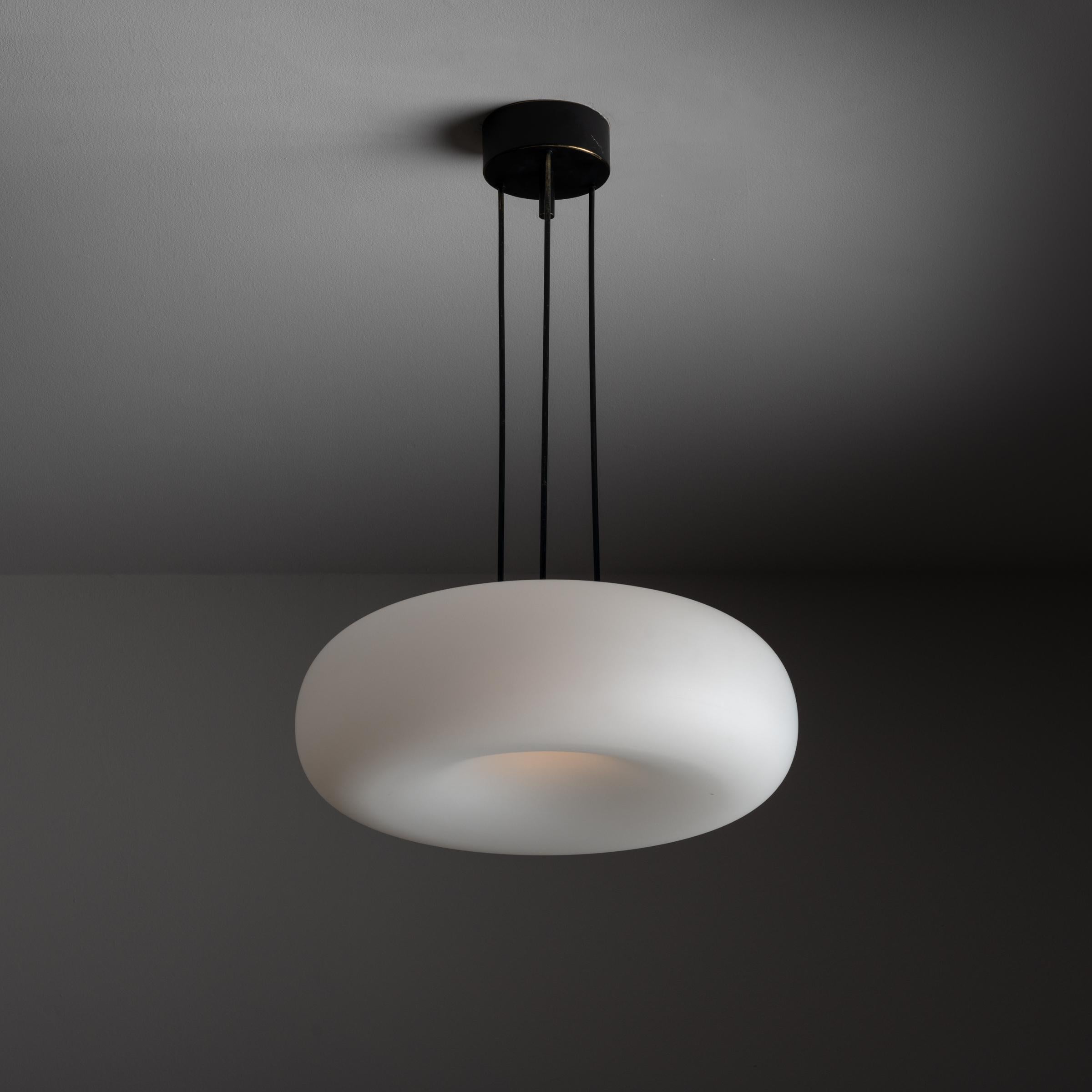 Model 2356 Ceiling Light by Max Ingrand for Fontana Arte In Good Condition In Los Angeles, CA