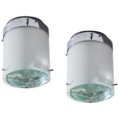 Model 2494 Wall or Ceiling Lights by Max Ingrand for Fontana Arte