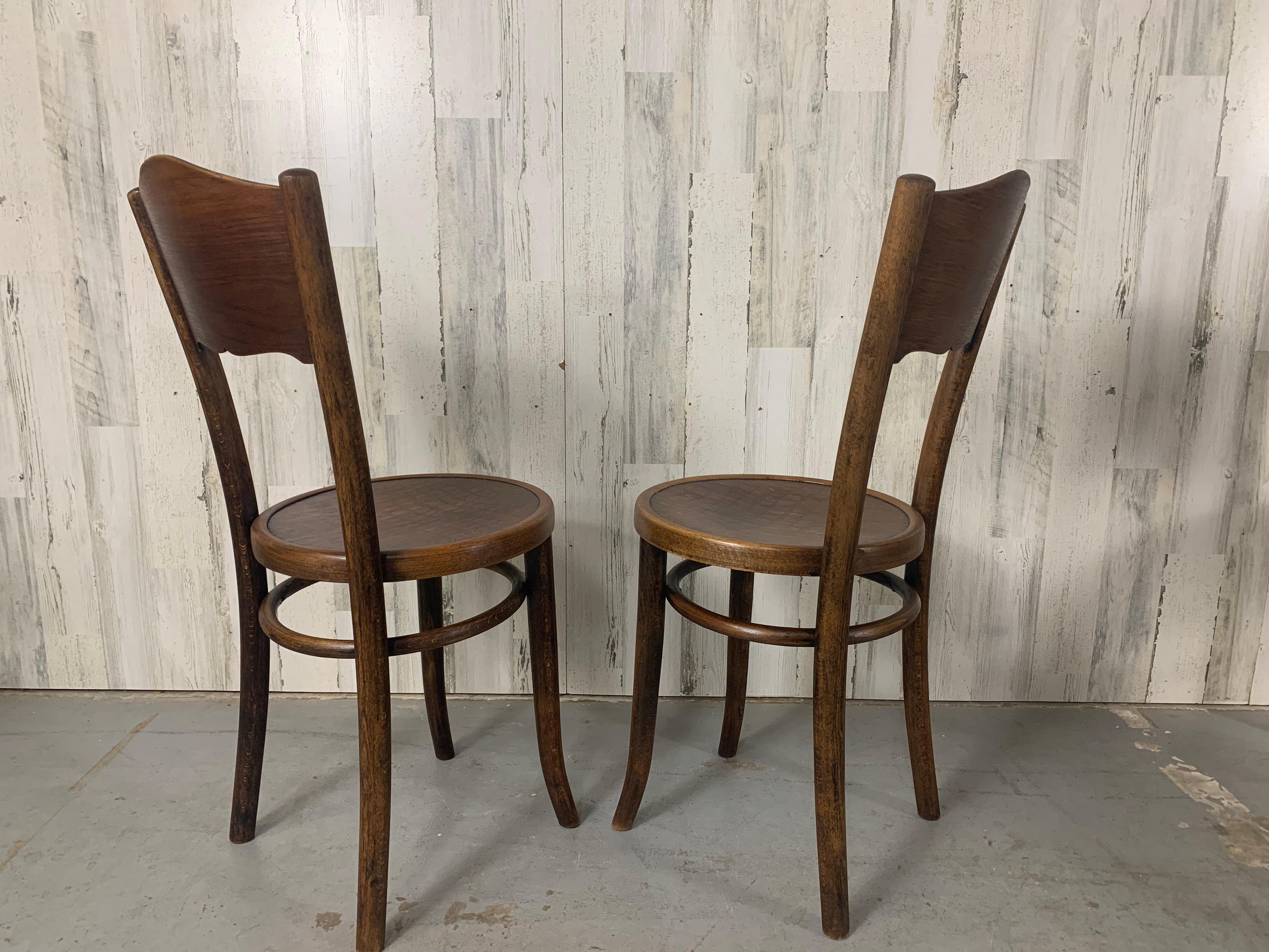 Model 255 Thonet Bentwood Chairs 