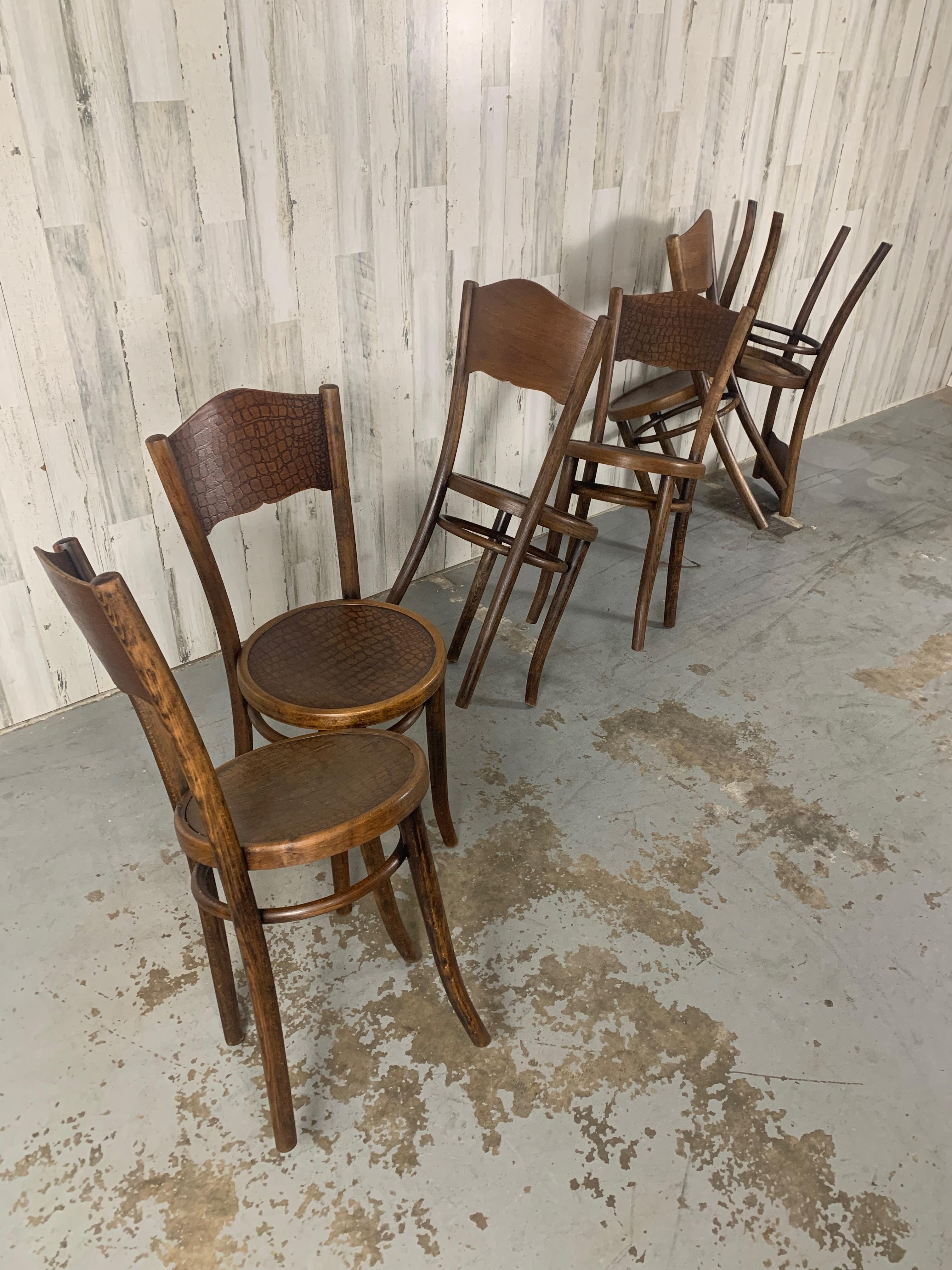 Model 255 Thonet Bentwood Chairs 