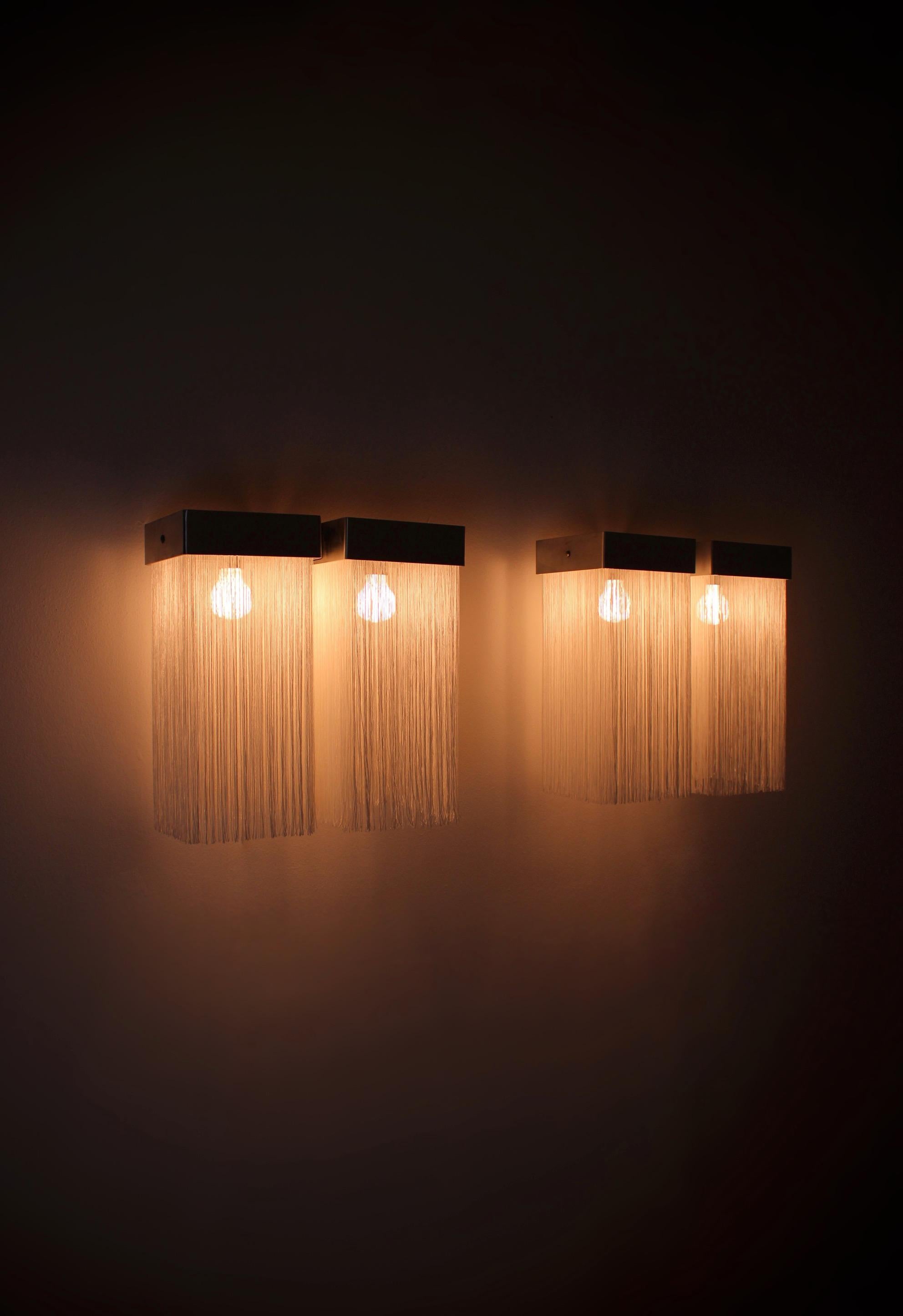 Aluminum Model 259/2 wall lamps by Massimo Vignelli for Arteluce, 1964 For Sale