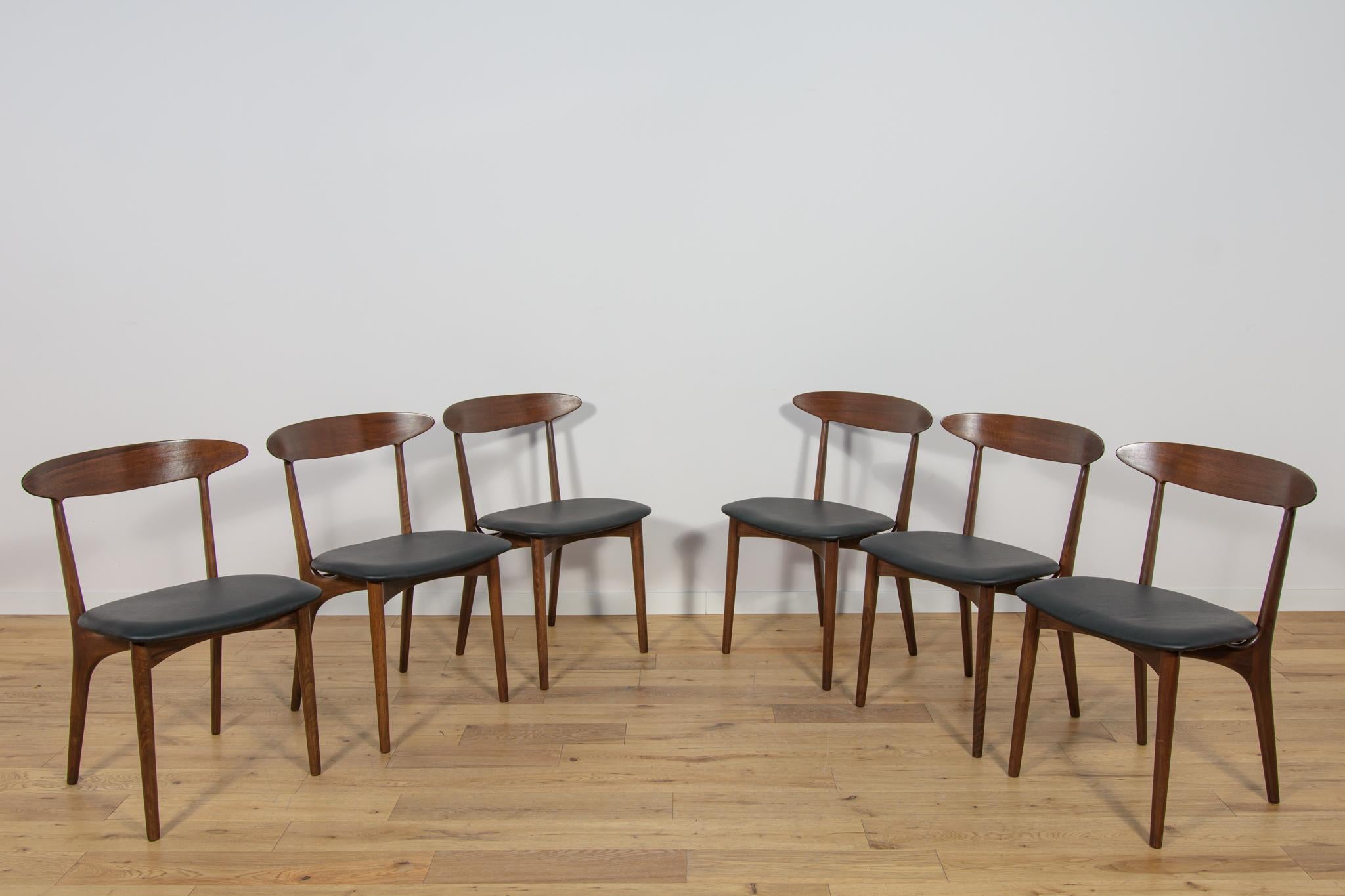 Modelo 27 Sillas de comedor de palisandro de Kurt Østervig para Brande Møbelindustri. Danés en venta