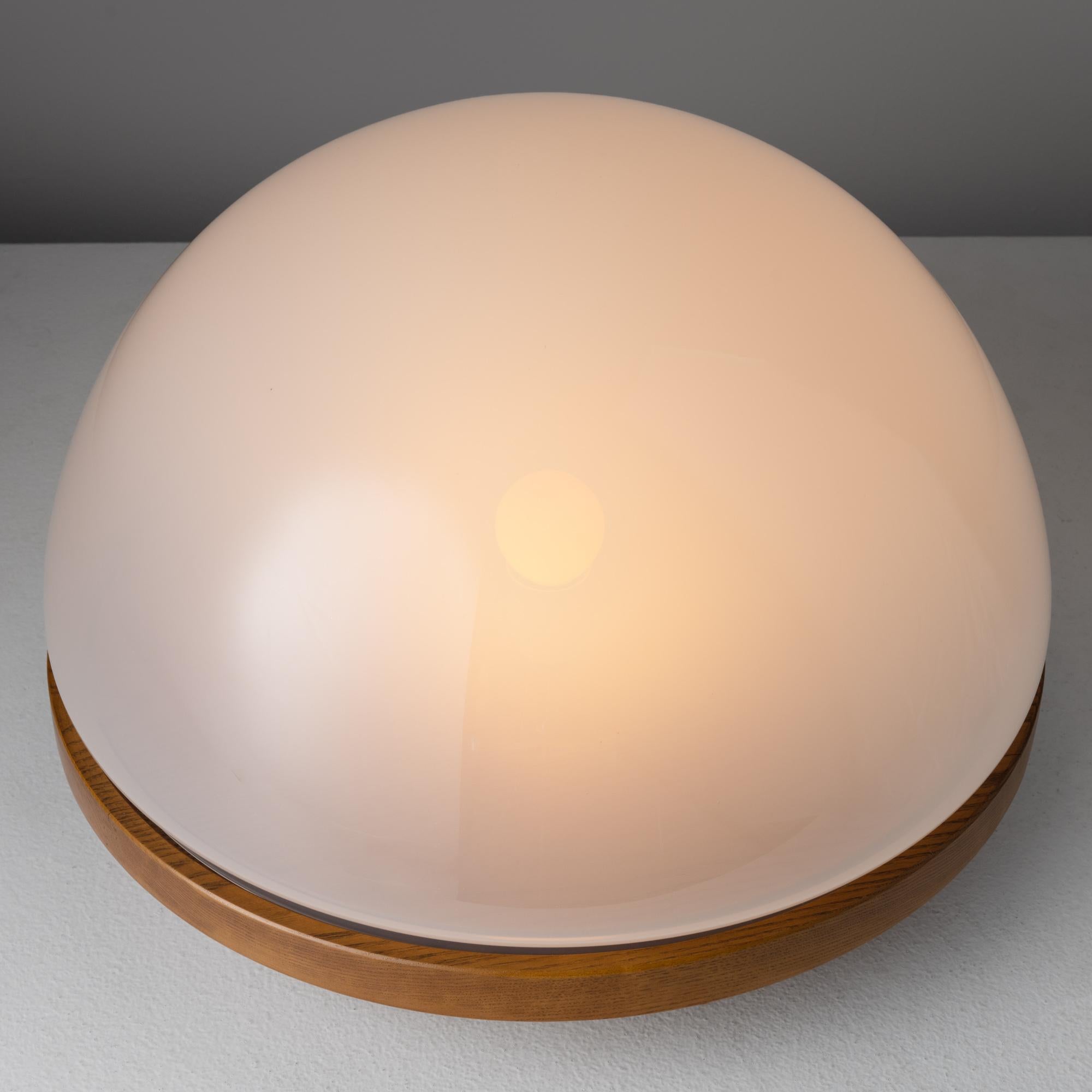 Italian Model 3/3 Selenova Table Lamp by Luigi Massoni