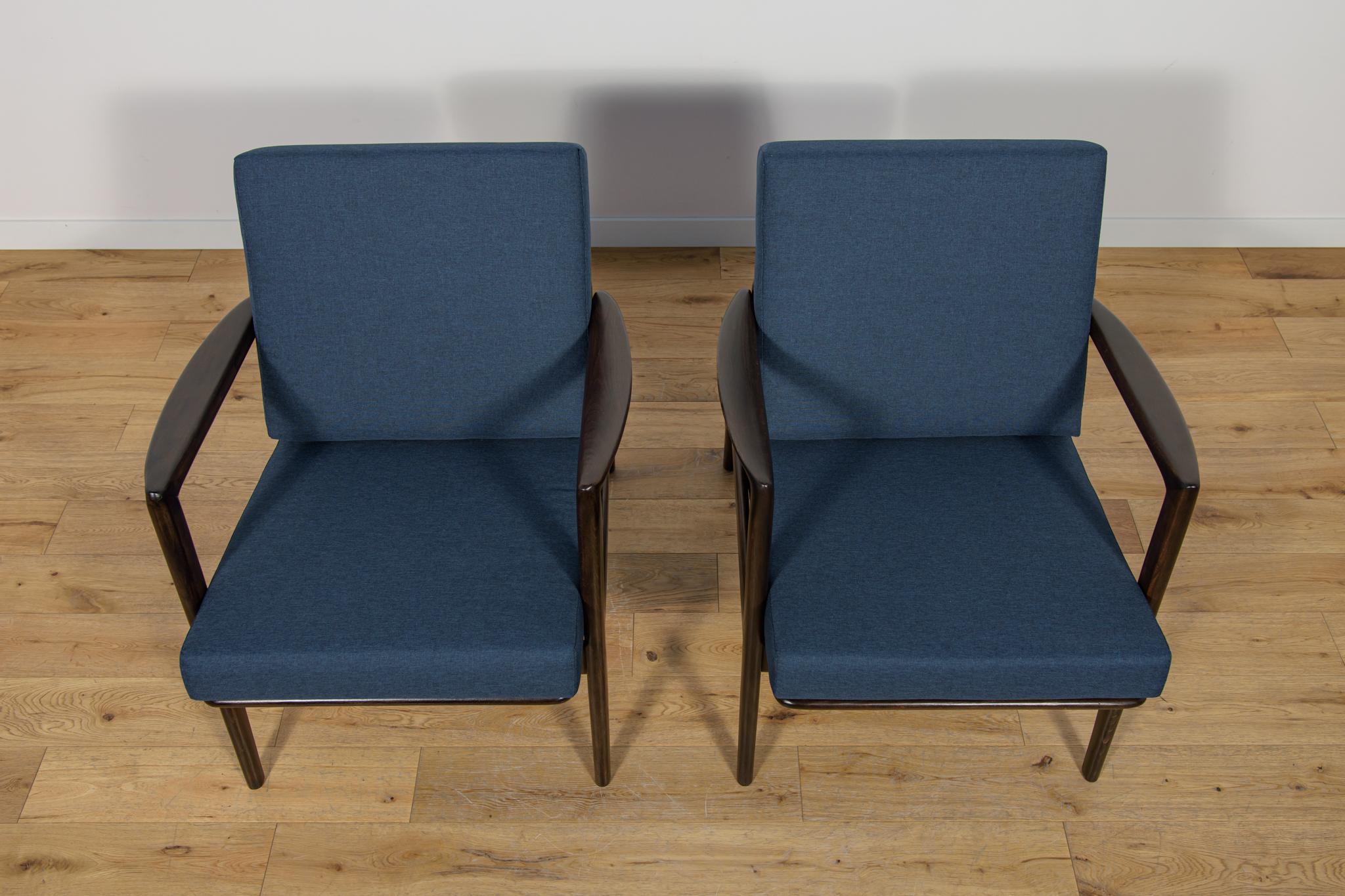 Mid-Century moderno Poltrone Model 300-139 di Swarzędz Furniture Factory, anni '60, Set di 2 in vendita