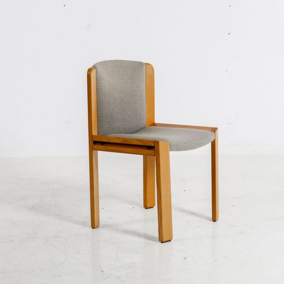 Fabric Model 300 Dining Chairs by Joe Colombo for Pozzi Italy For Sale