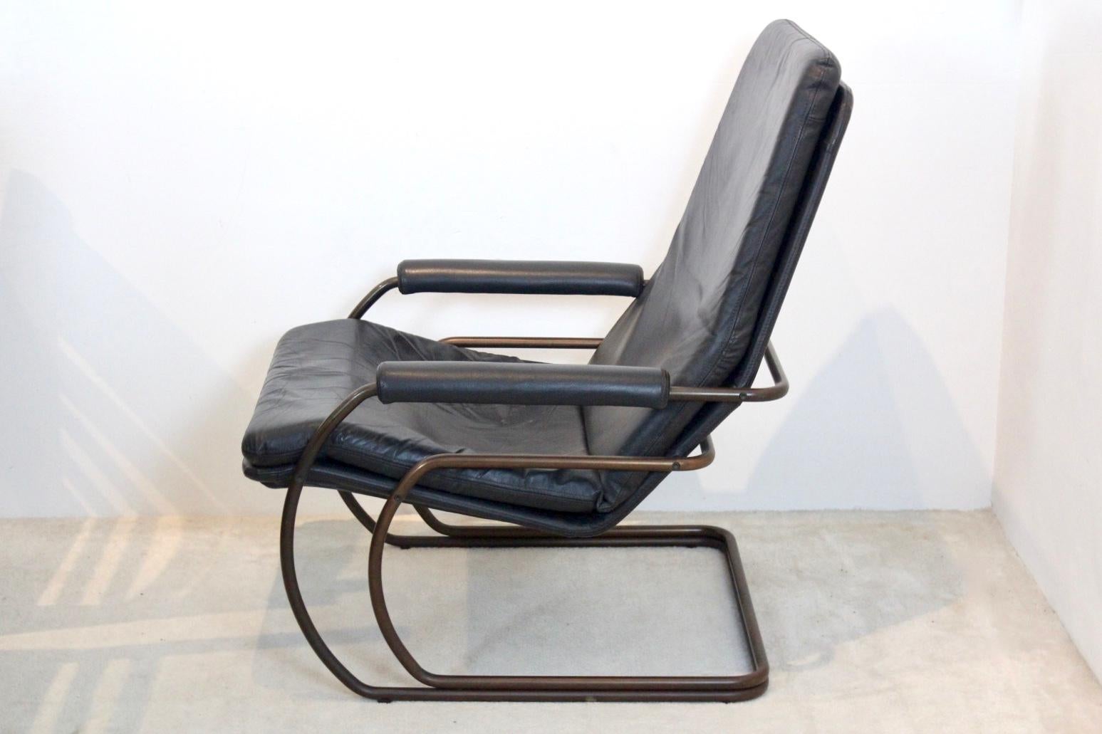 Steel Model 301 Lounge Chair by Jan des Bouvrie for Gelderland