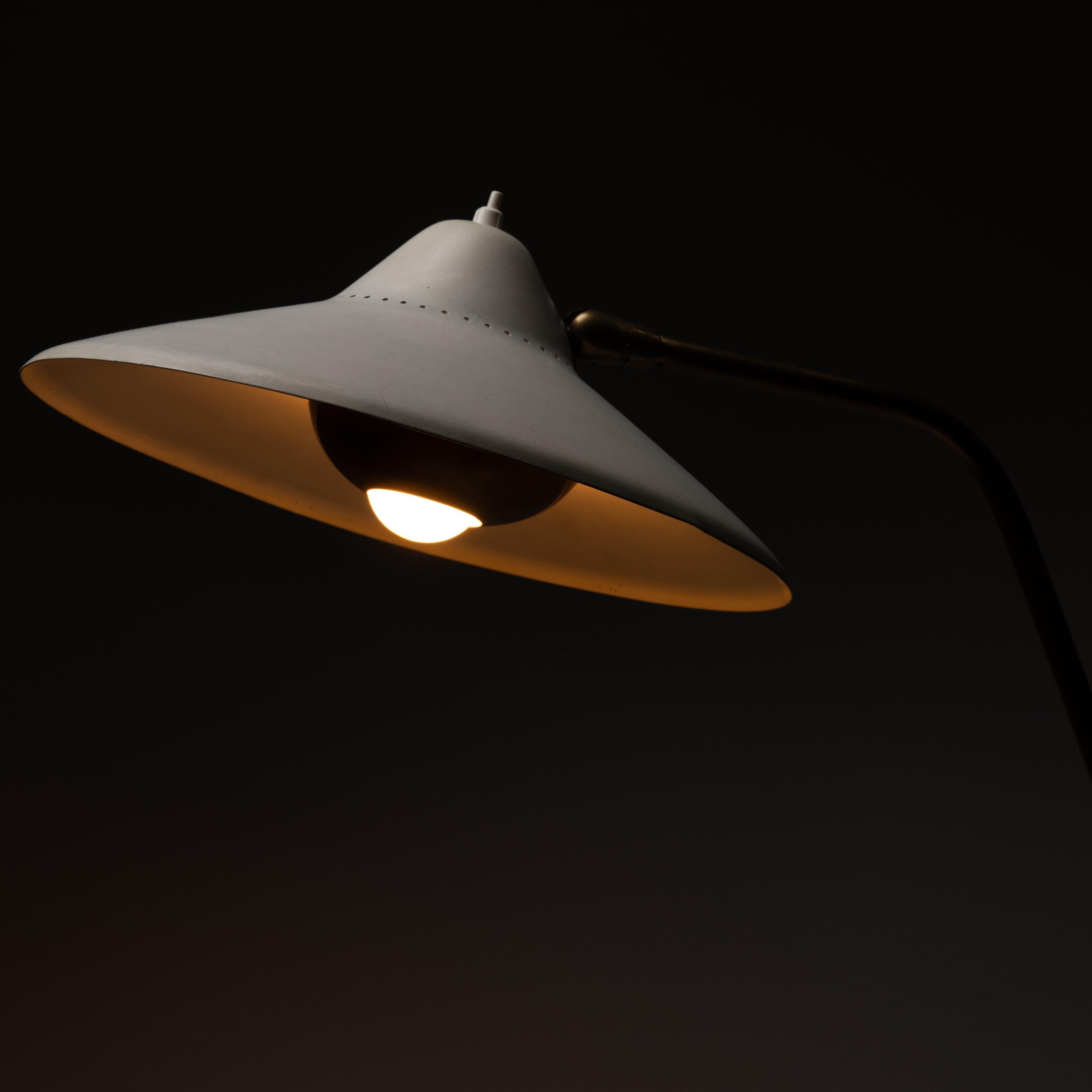 Enameled Model 301C Floor Lamp by Giuseppe Ostuni for Oluce  For Sale