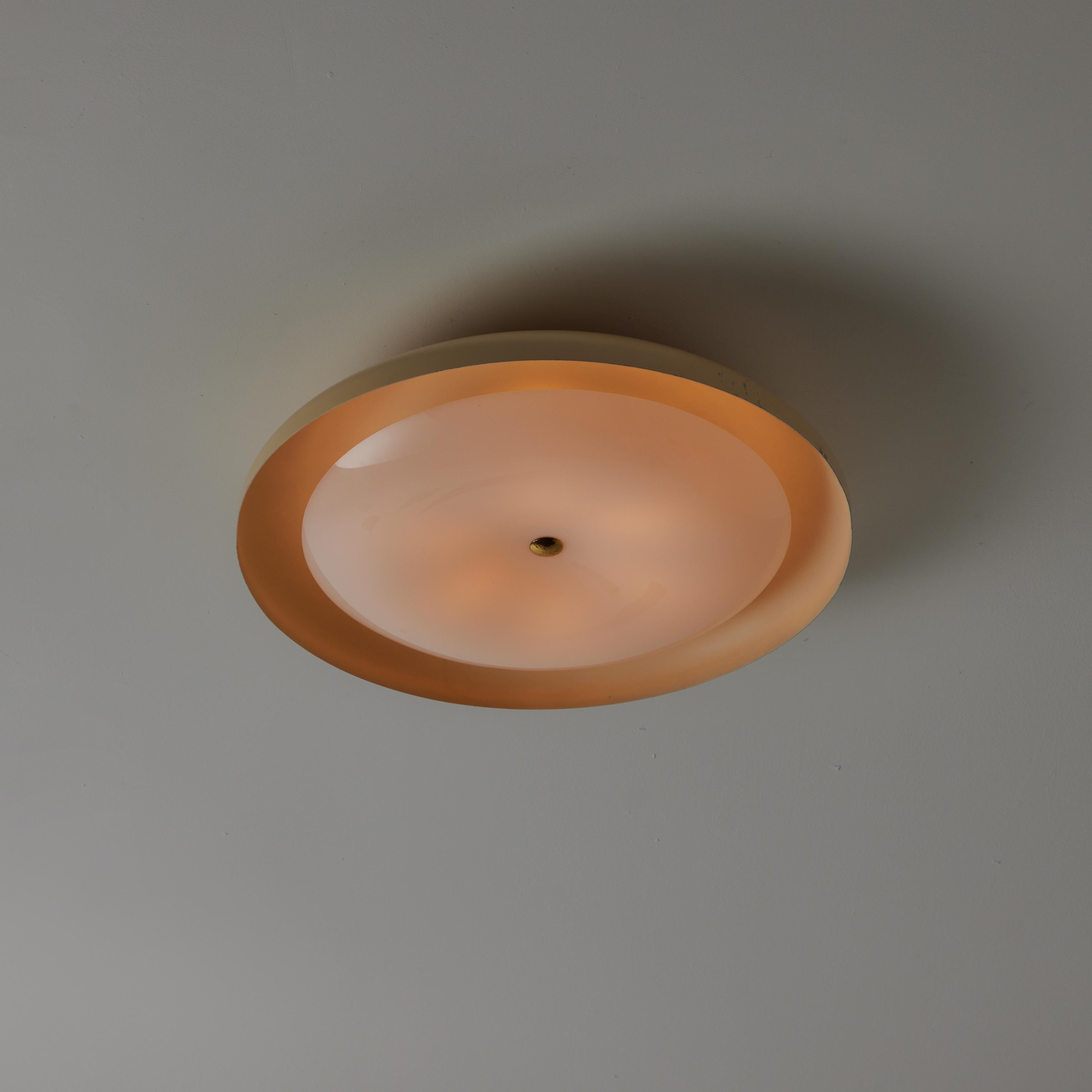 Model 3020 Flush Mount by Gino Sarfatti for Arteluce For Sale 6