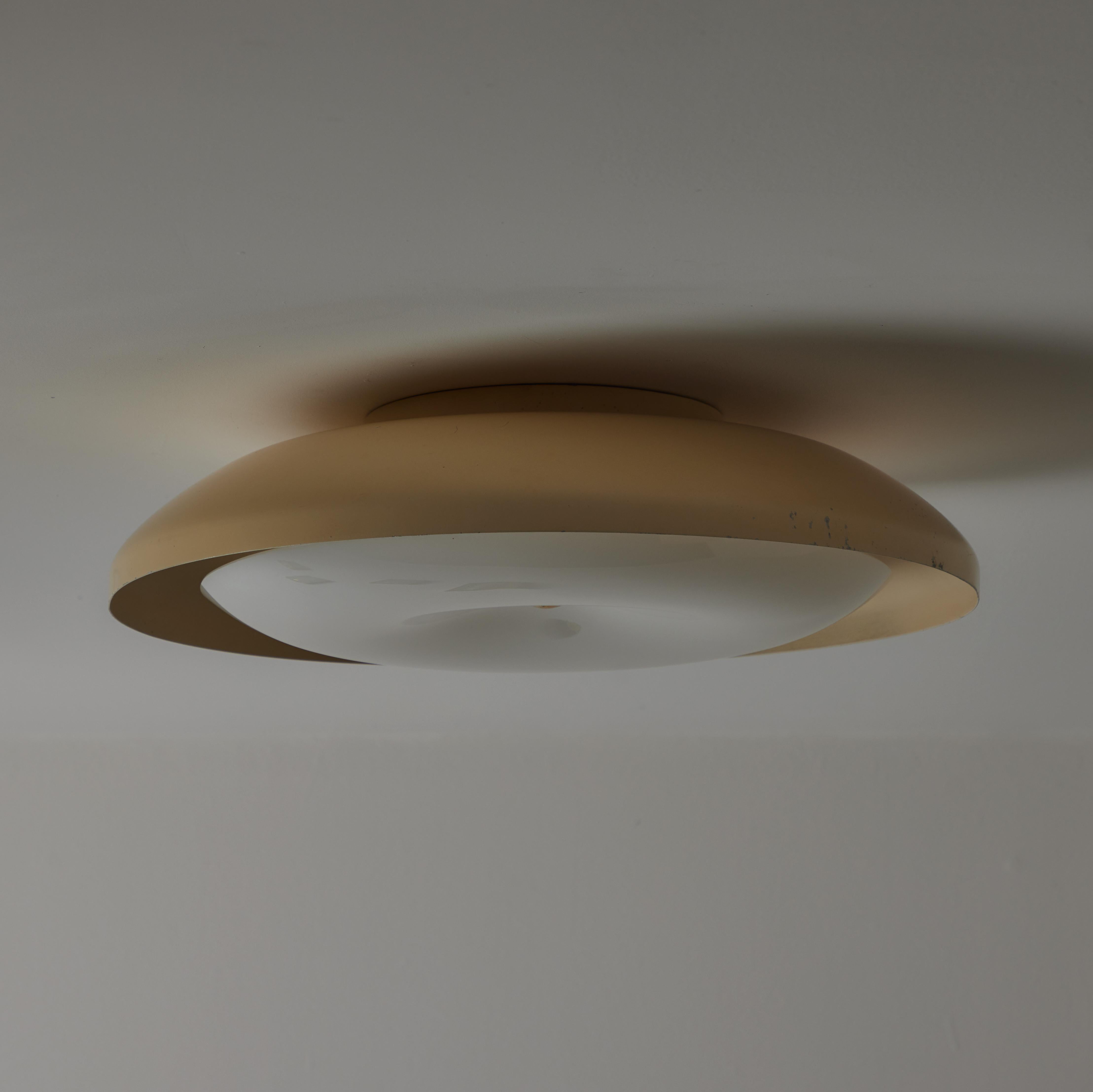 Model 3020 Flush Mount by Gino Sarfatti for Arteluce For Sale 1