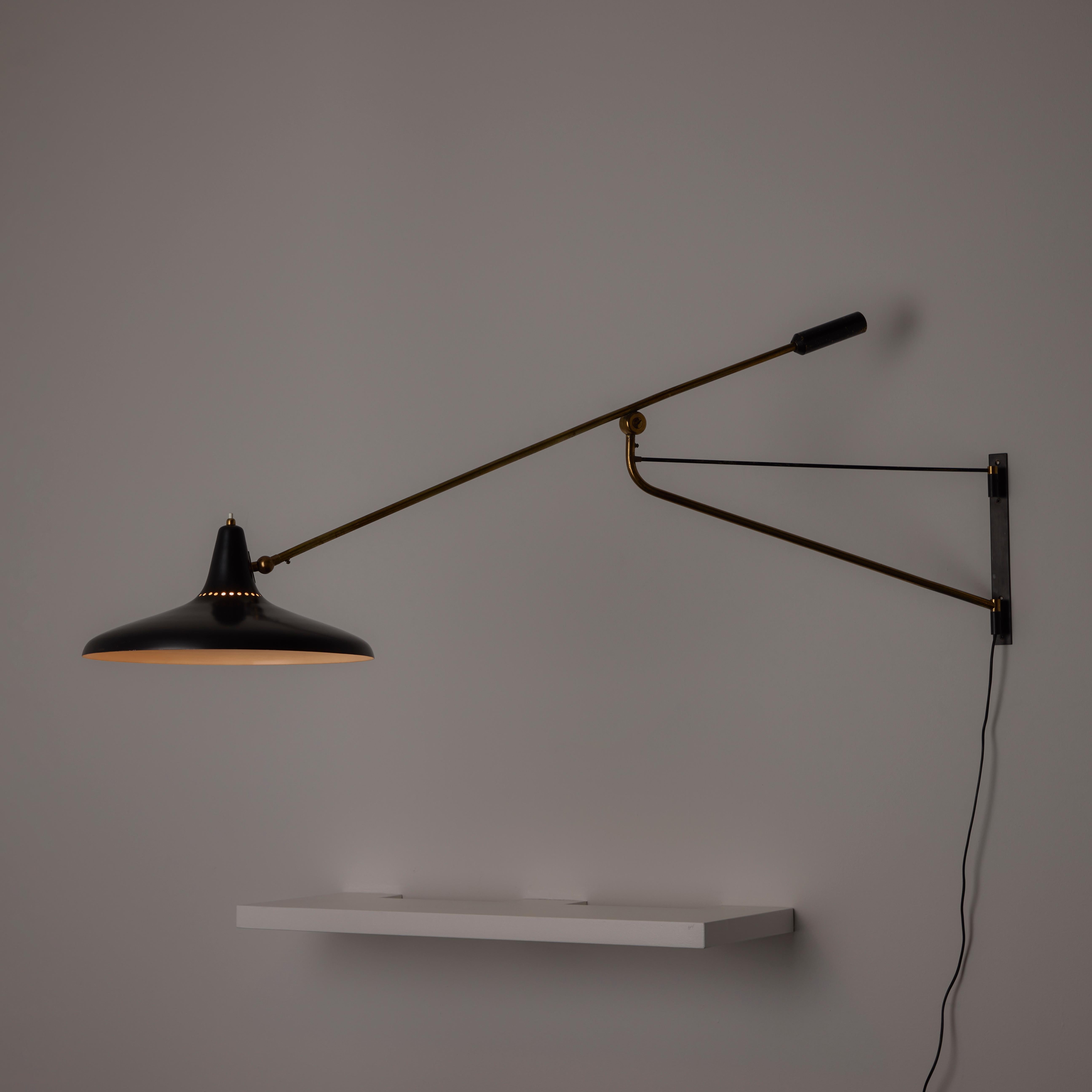 Brass Model 3030 Wall Light by Stilnovo (IT, 1956)