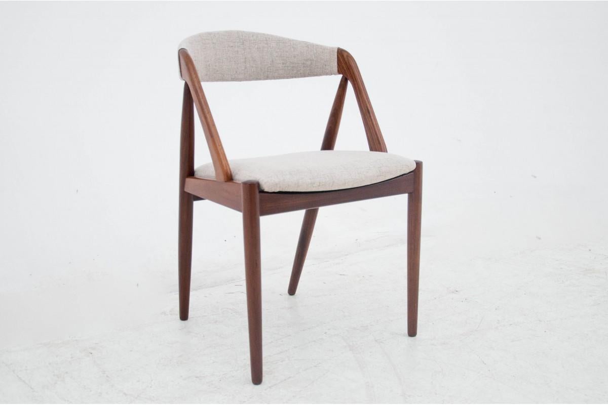 Teak Model 31 Chairs, Designed by Kai Kristiansen, Denmark, 1960s For Sale